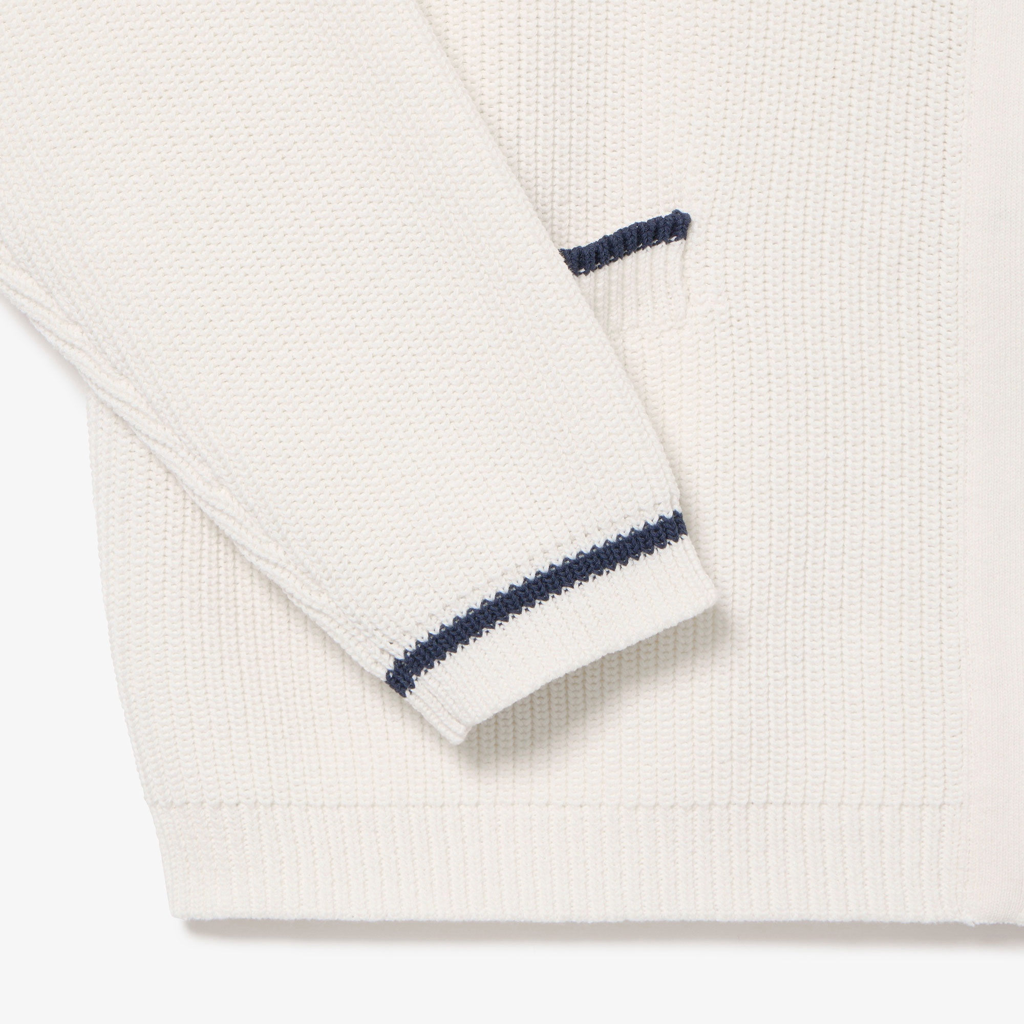 ジップアップローゲージニットブルゾン