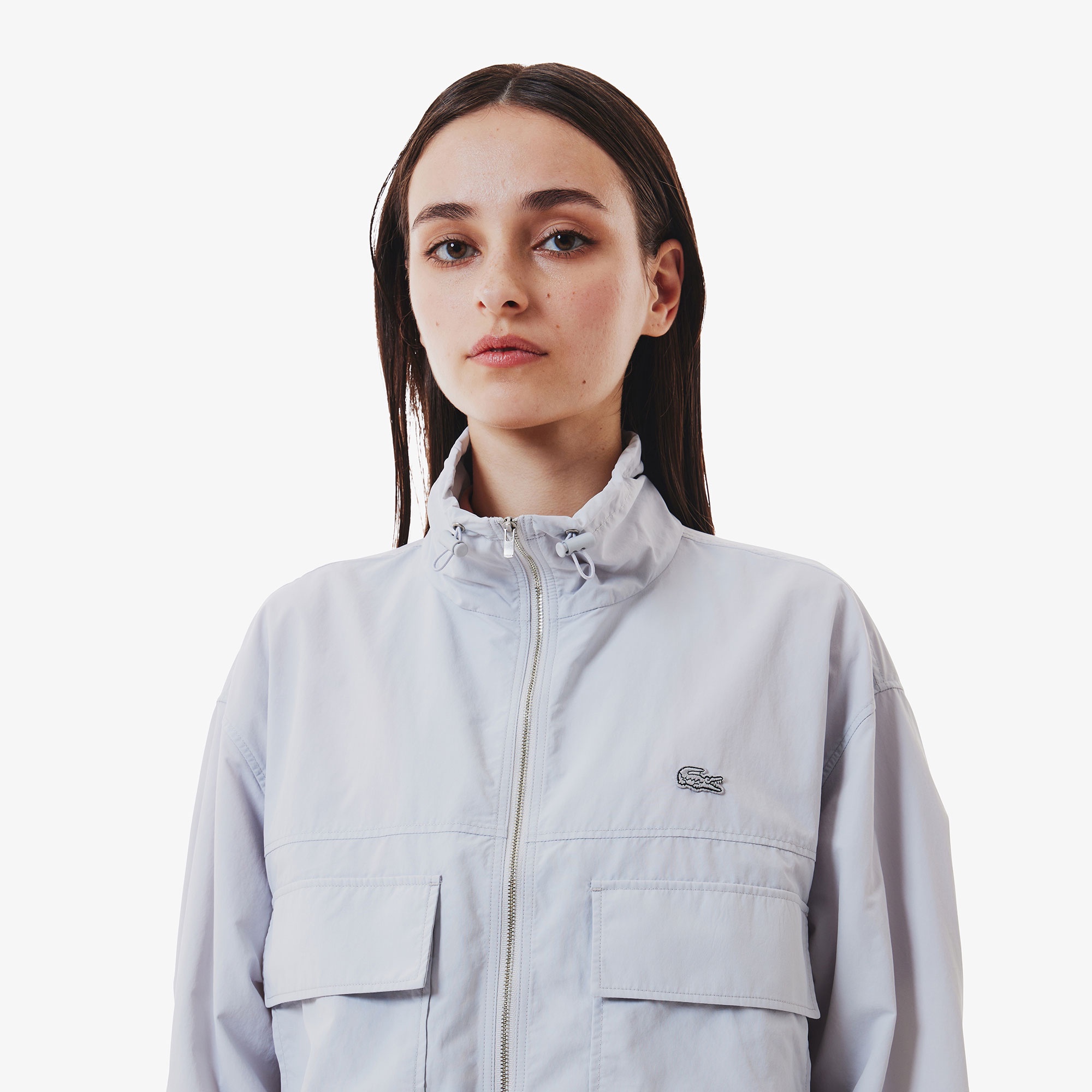 ショート&ワイドスタンドカラーブルゾン