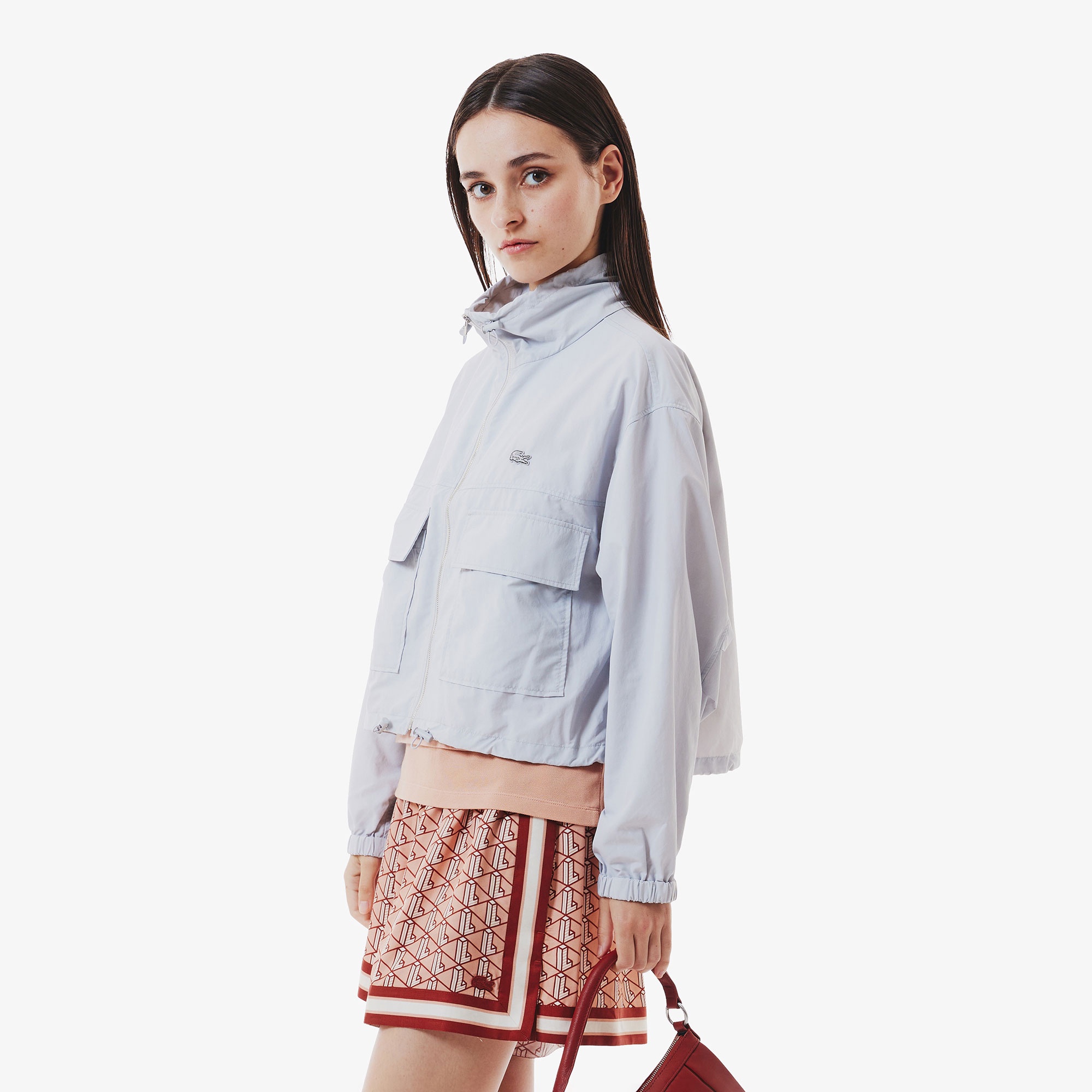 ショート&ワイドスタンドカラーブルゾン