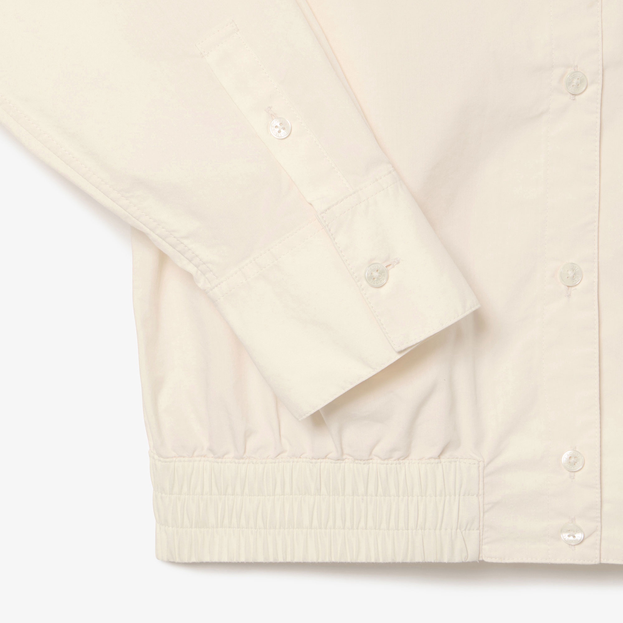 ウエストシャーリングシャツブルゾン