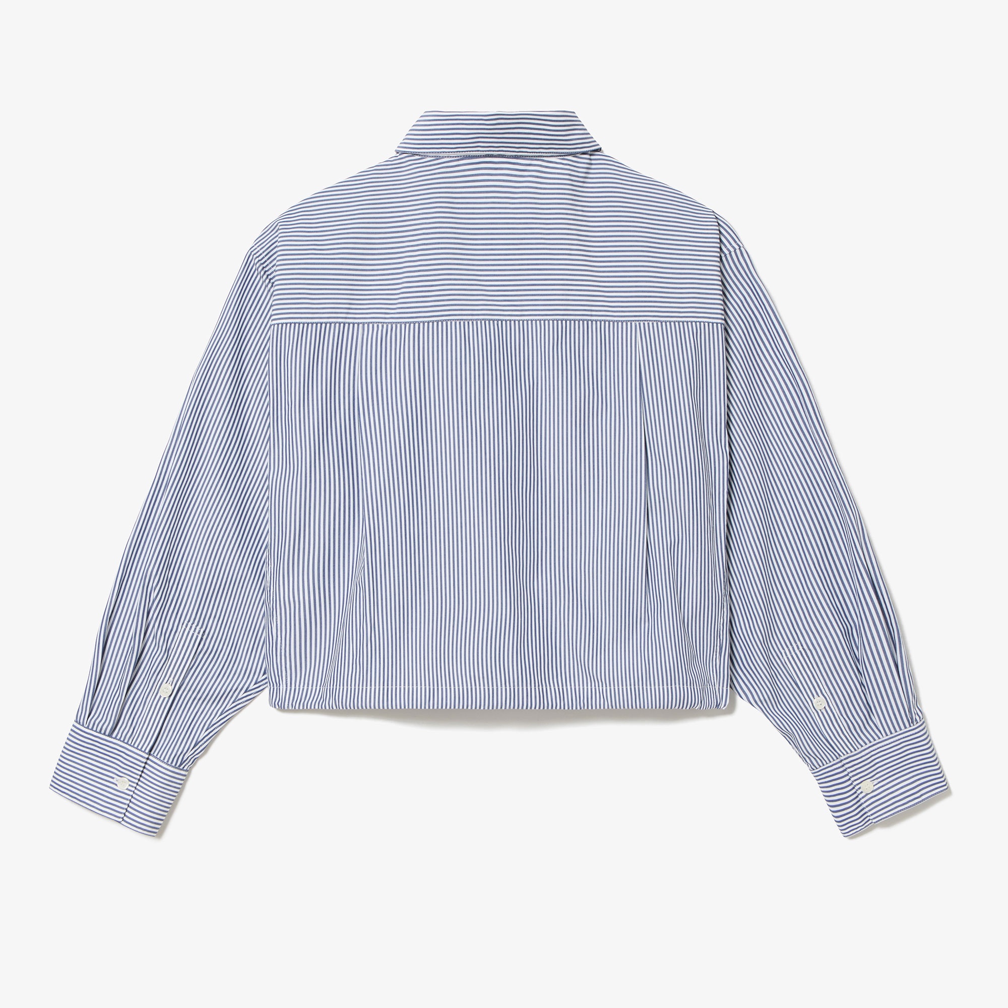 ショート&ワイドストライプシャツ