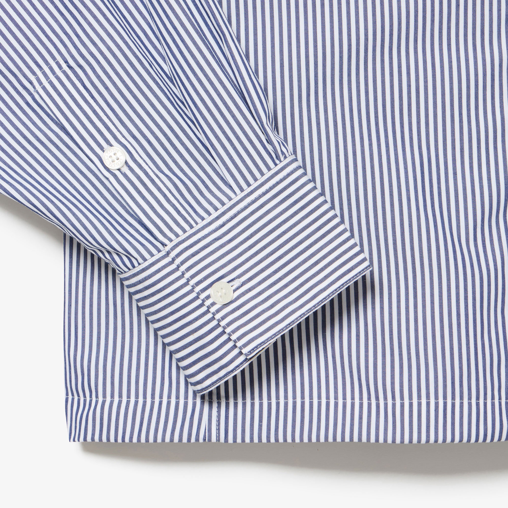 ショート&ワイドストライプシャツ