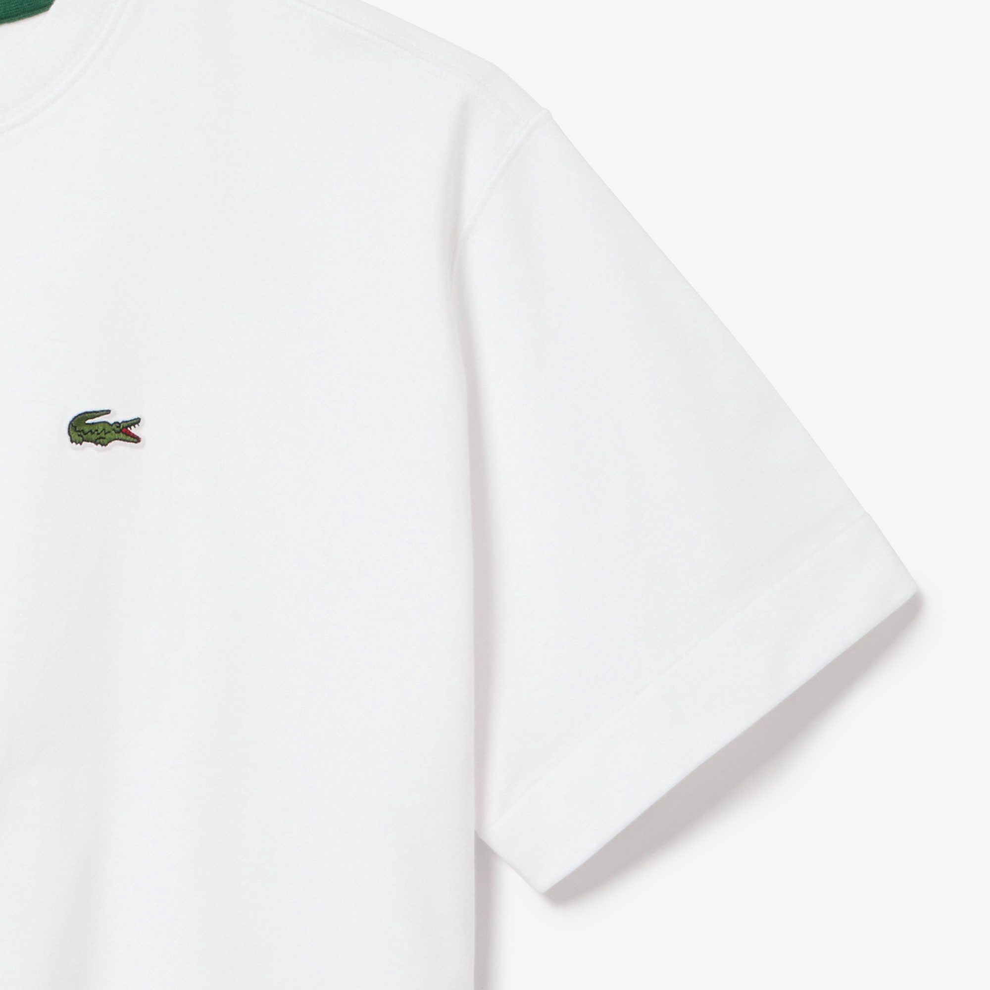 裾口ドローストリング入りクロップドTシャツ