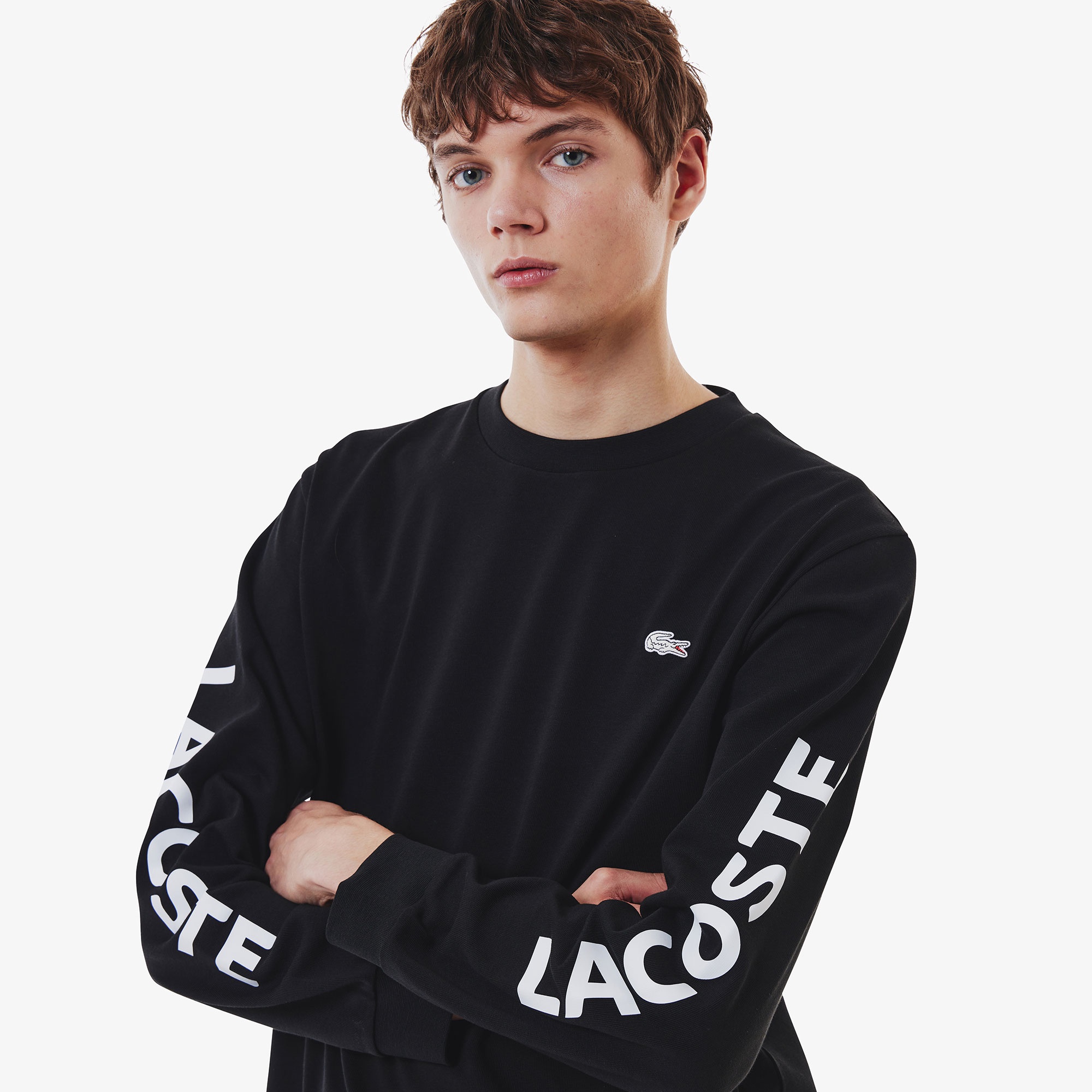 ヘビーウェイトスリーブプリントTシャツ