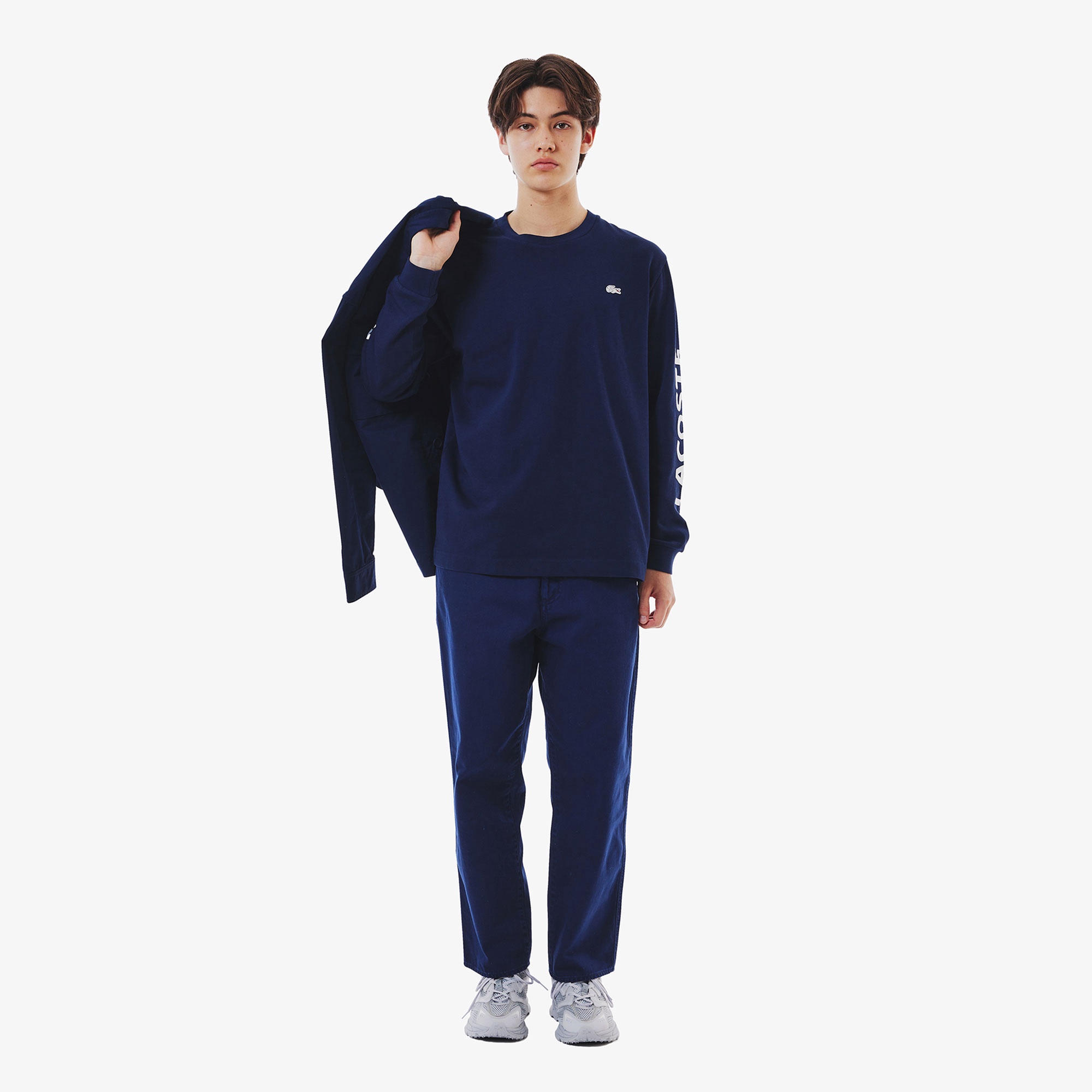 ヘビーウェイトスリーブプリントTシャツ