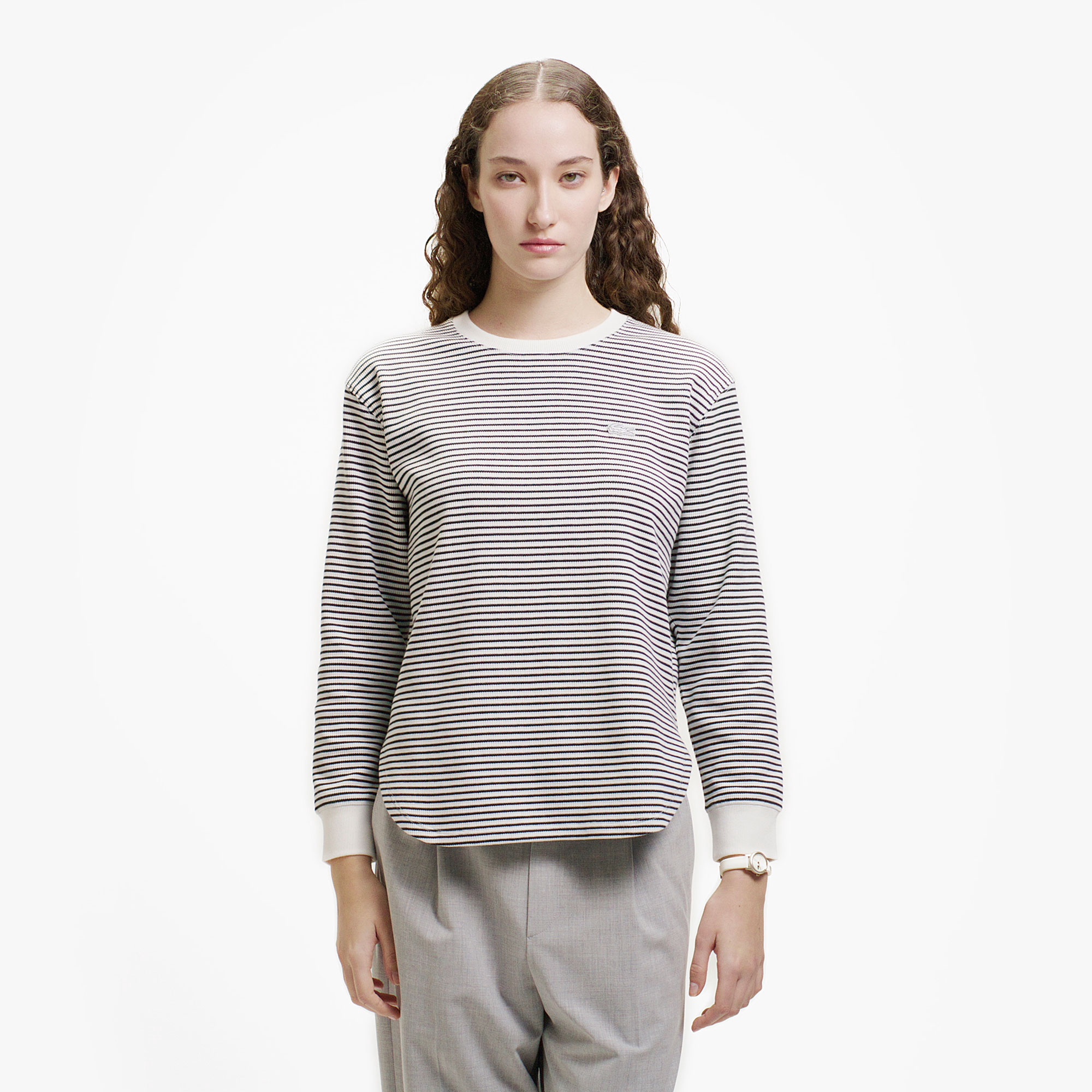 ワッフルボーダーTシャツ