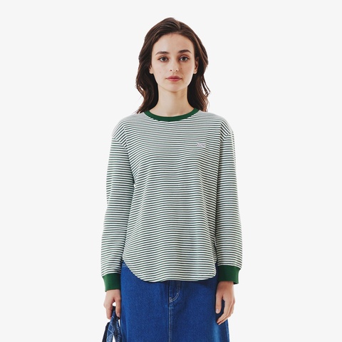 ワッフルボーダーTシャツ