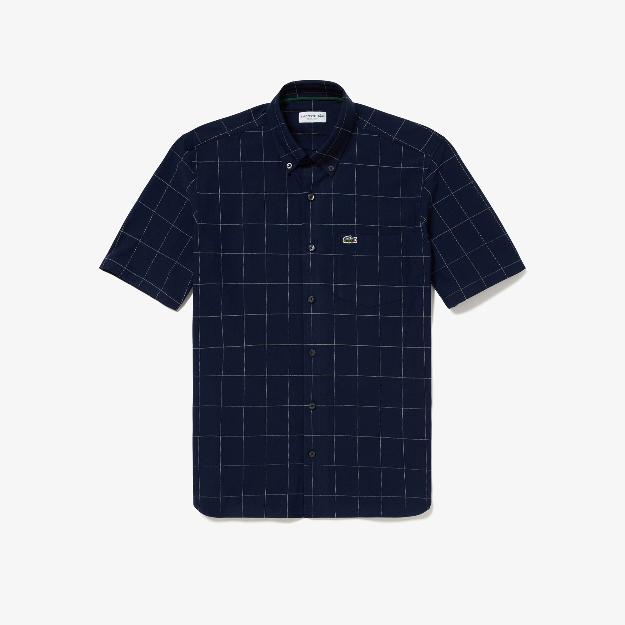 ウィンドウペーンチェックジャージシャツ