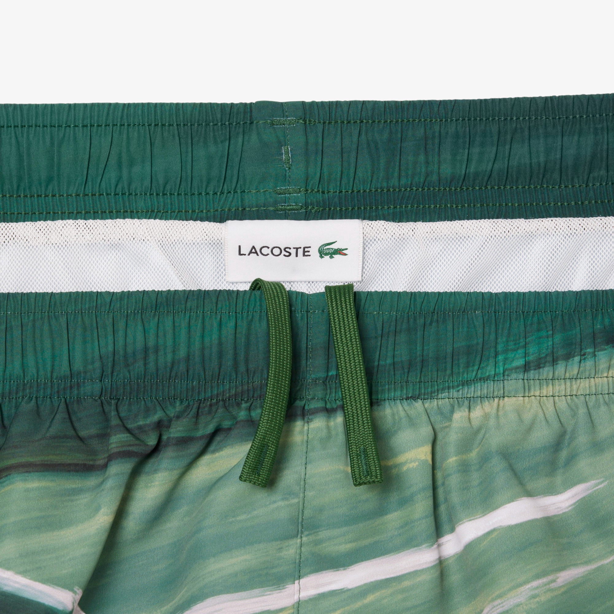 テニスマッチプリントスイムショーツ