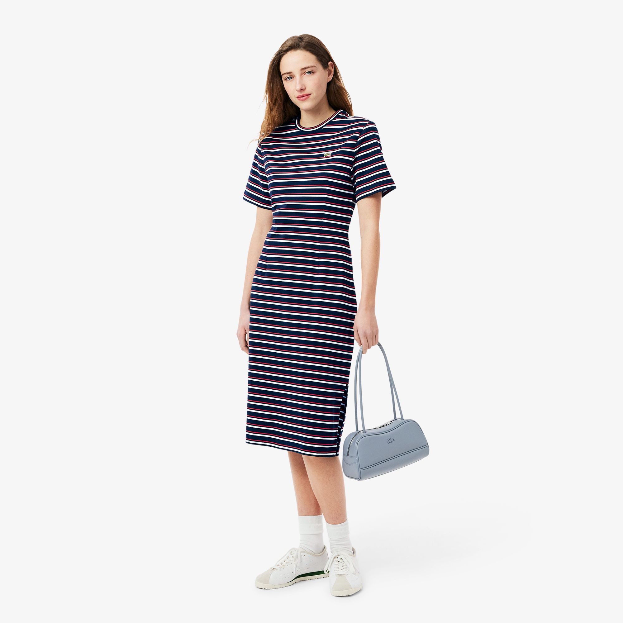 バイカラーボーダーTシャツドレス EF9628 - ラコステ（LACOSTE
