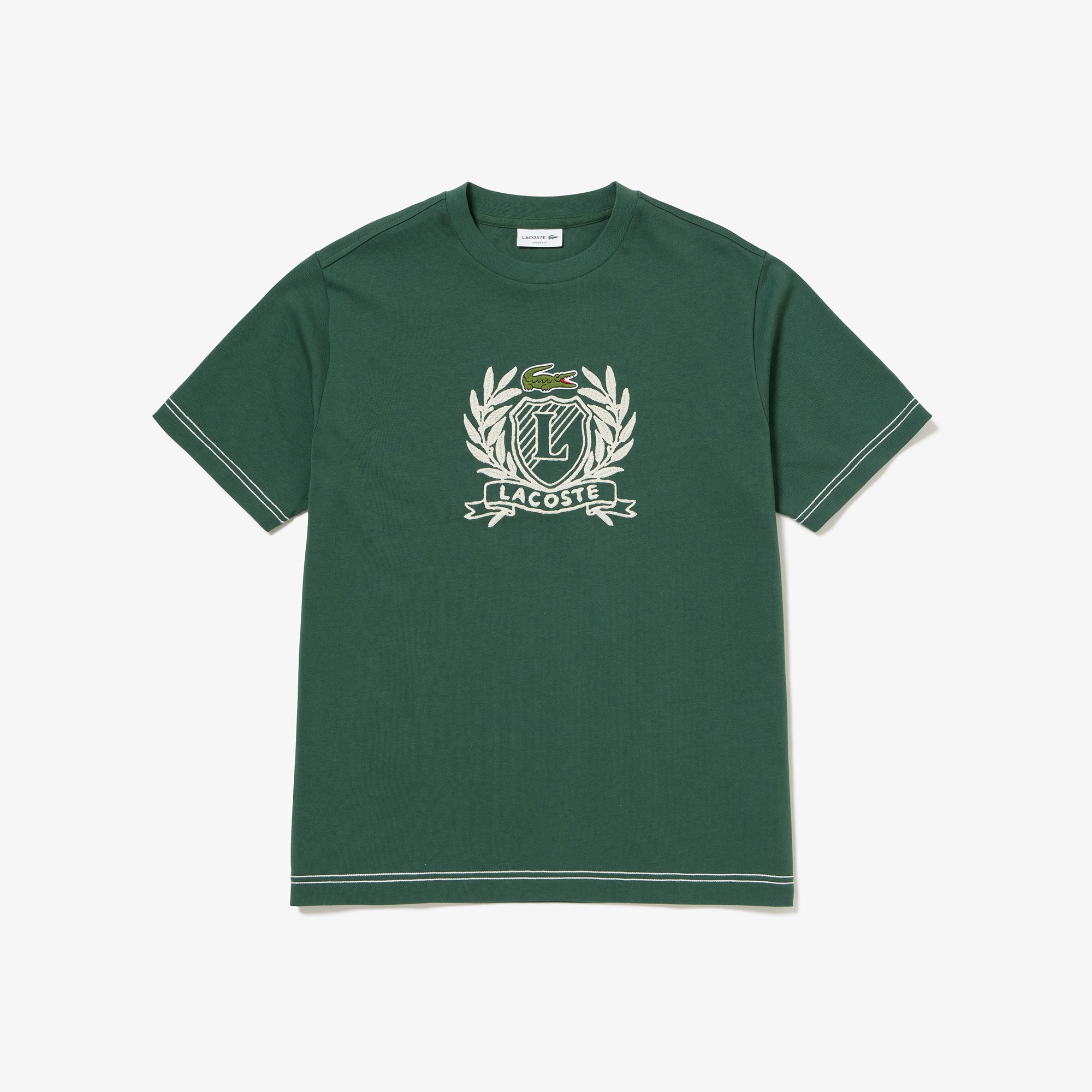 ハンドステッチ風フレンチグラフィックTシャツ