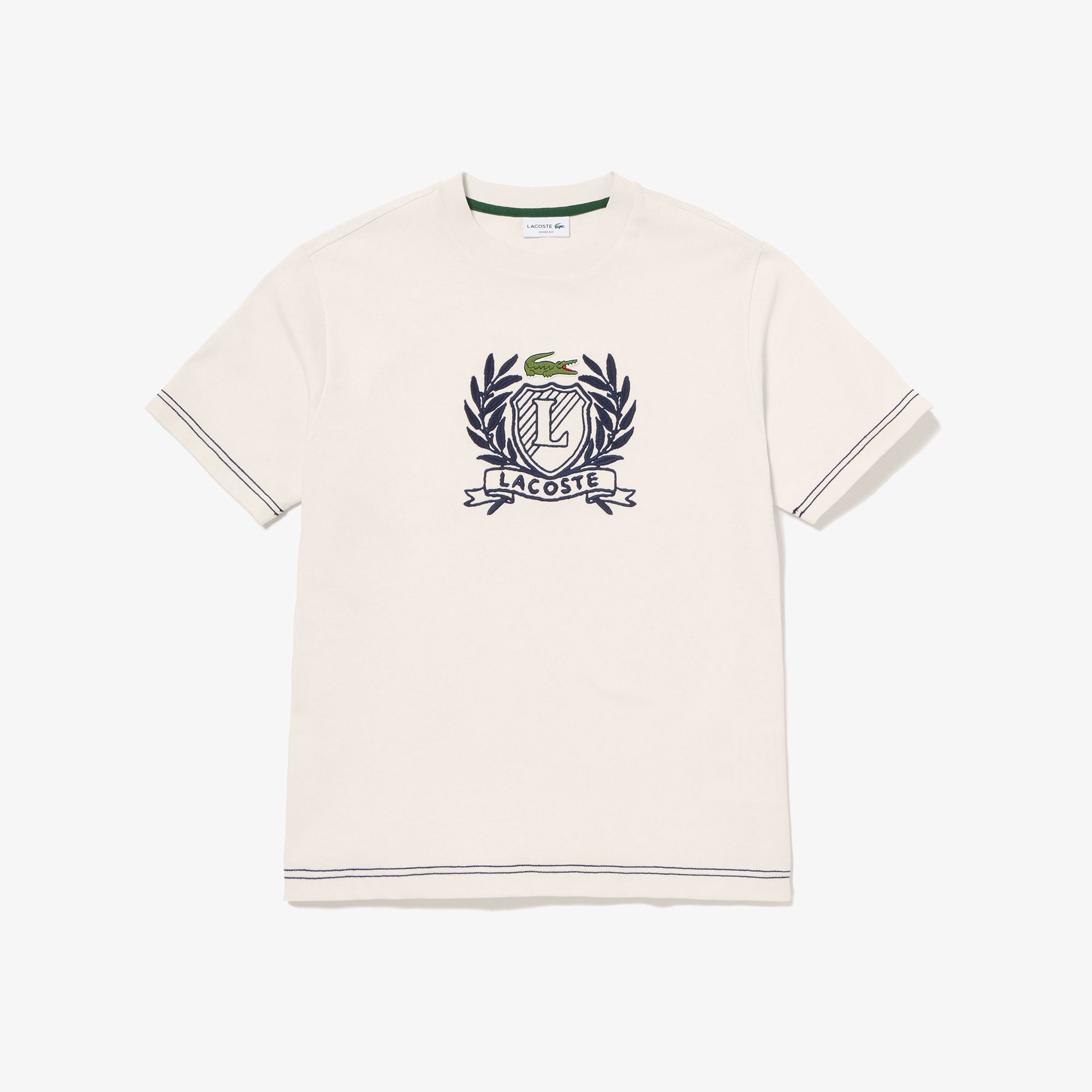 ハンドステッチ風フレンチグラフィックTシャツ