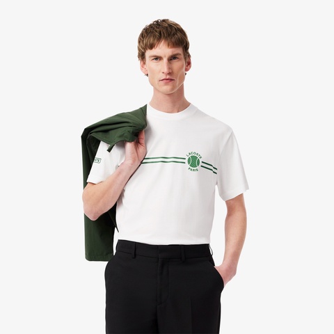 テニスボールプリントTシャツ