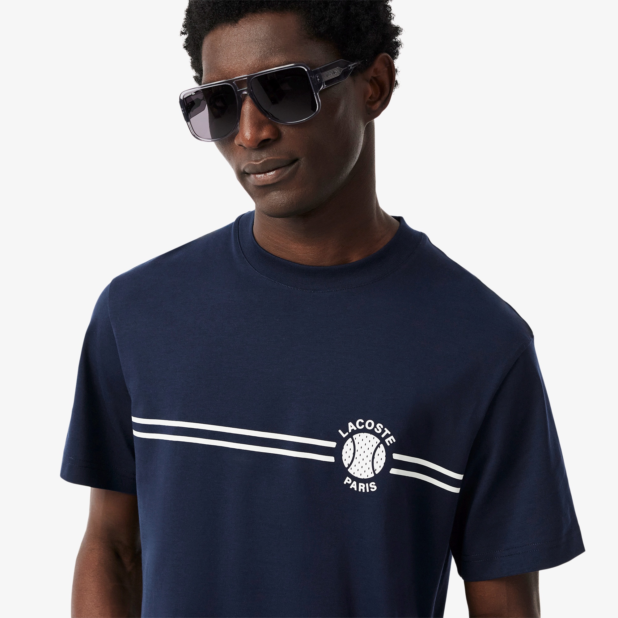 テニスボールプリントTシャツ