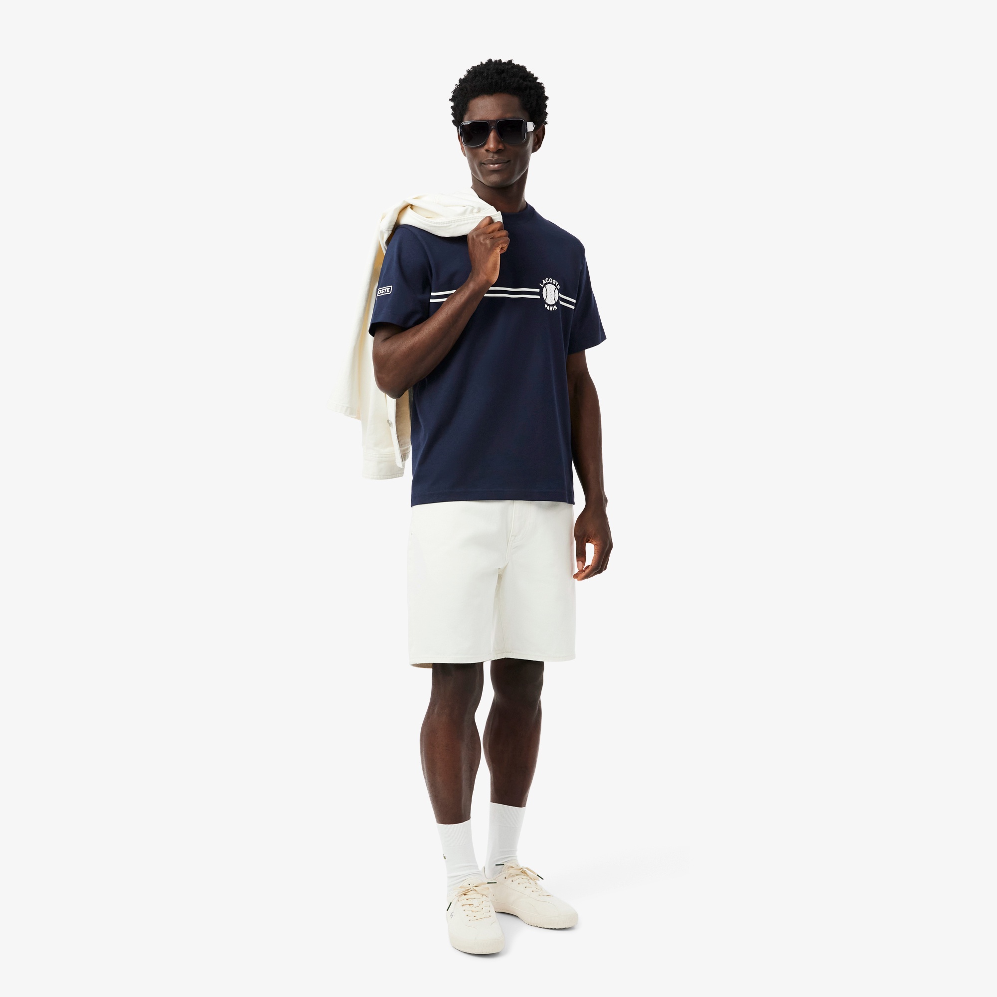 テニスボールプリントTシャツ