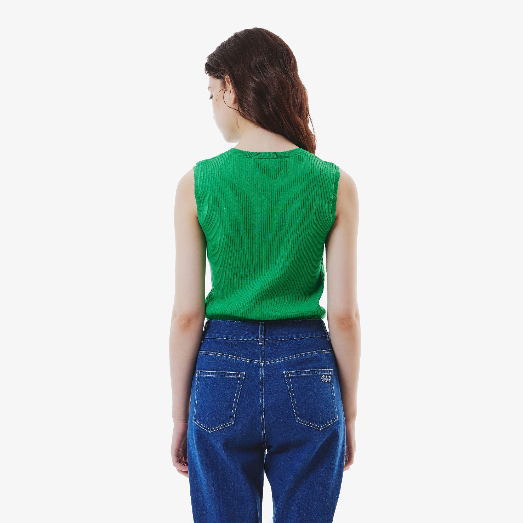 クールマックスリブニットタンクトップ