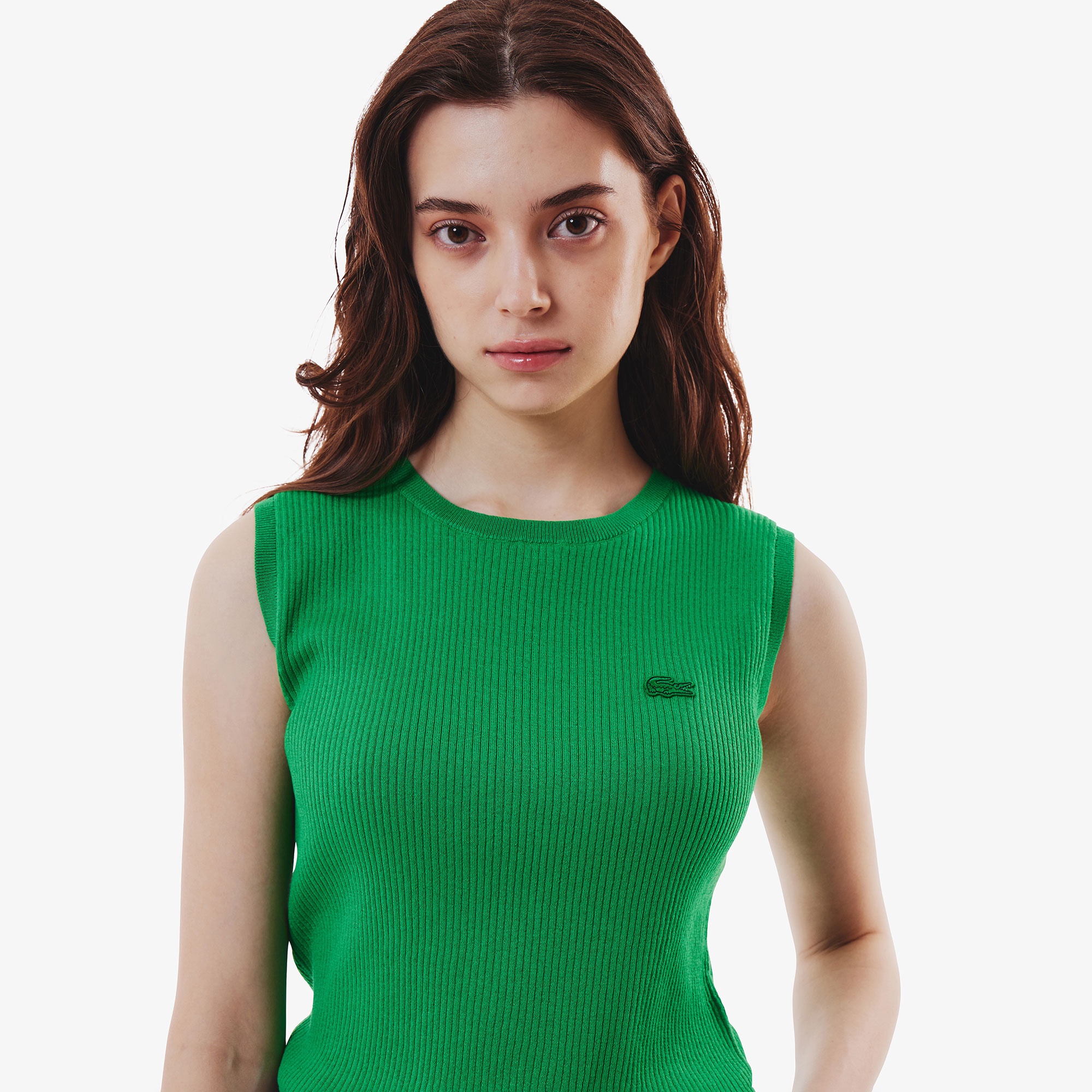 クールマックスリブニットタンクトップ