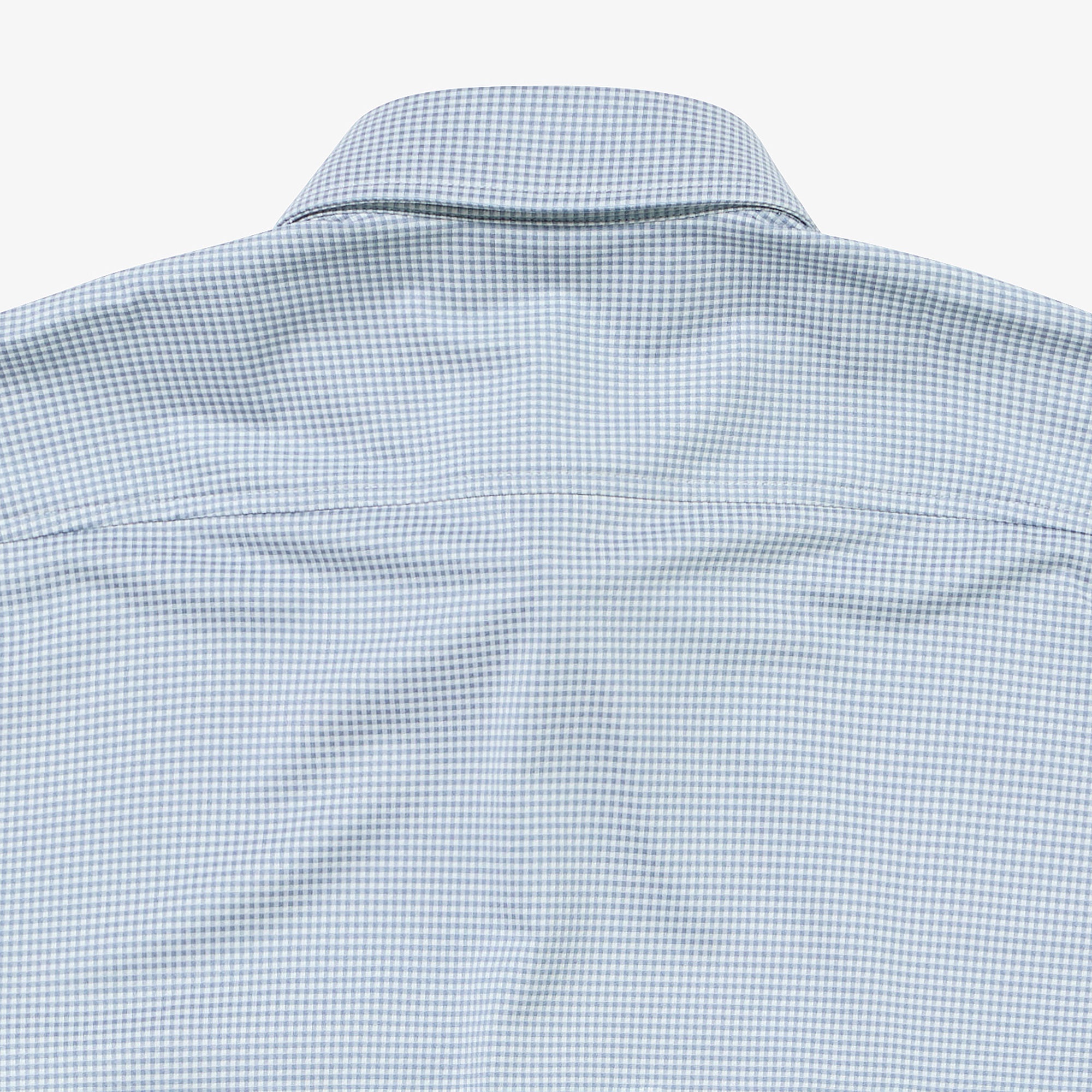 マイクロチェックジャージシャツ