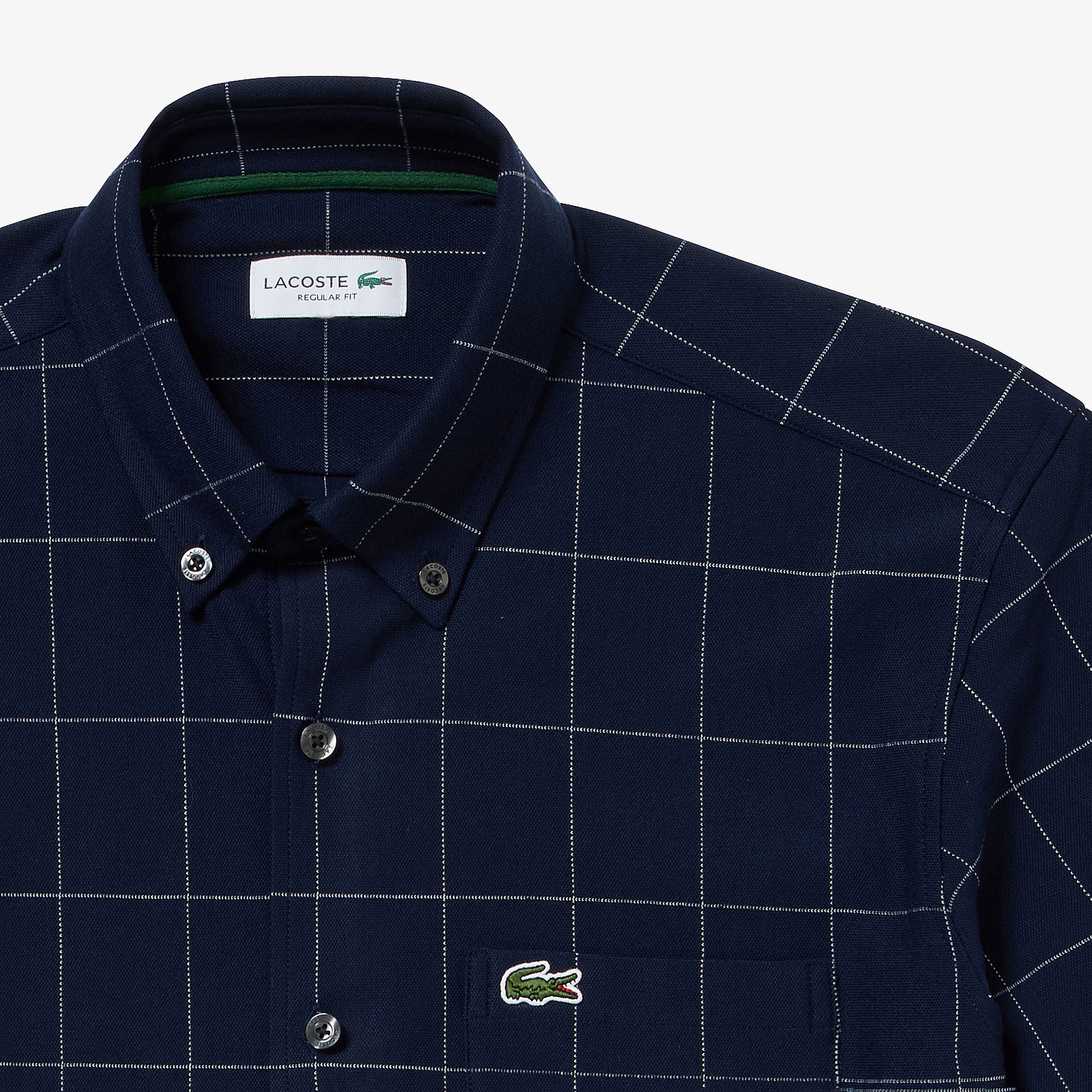 ウィンドウペーンチェックジャージシャツ