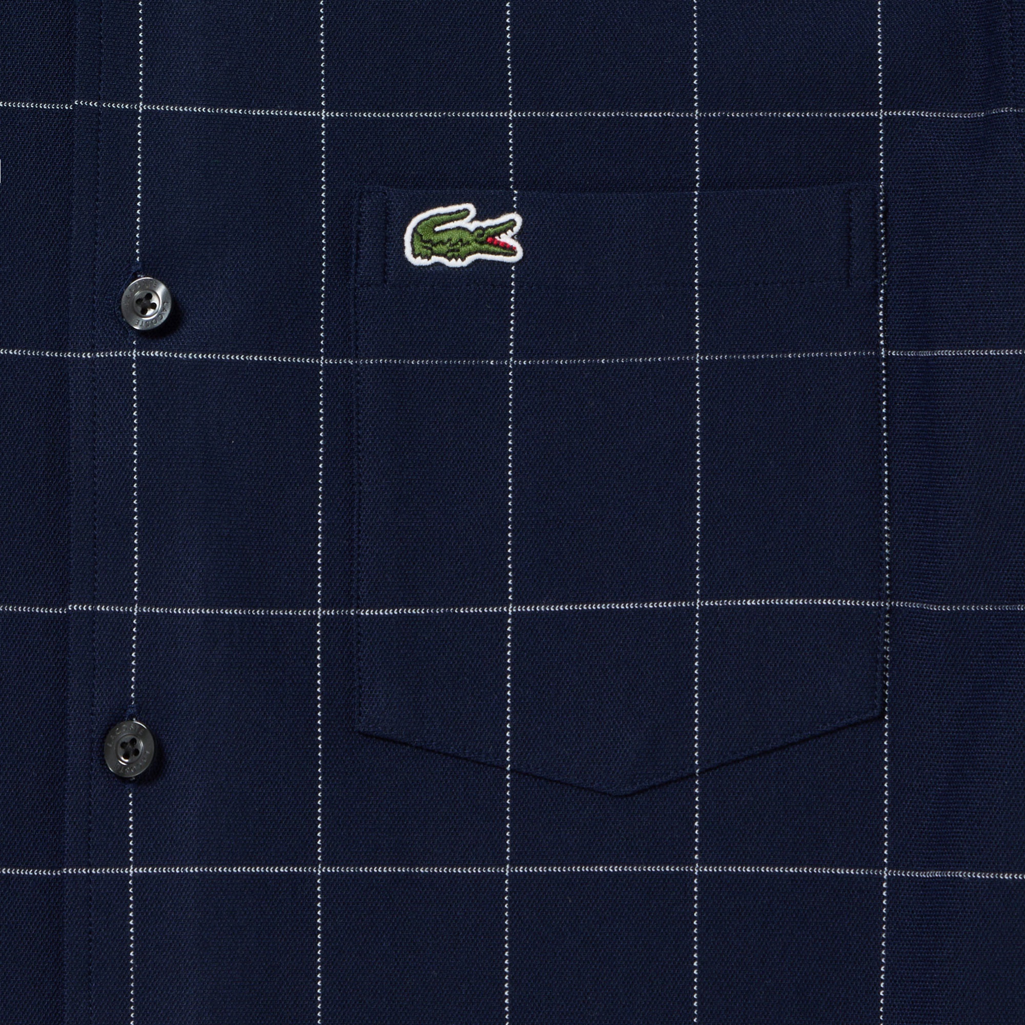 ウィンドウペーンチェックジャージシャツ