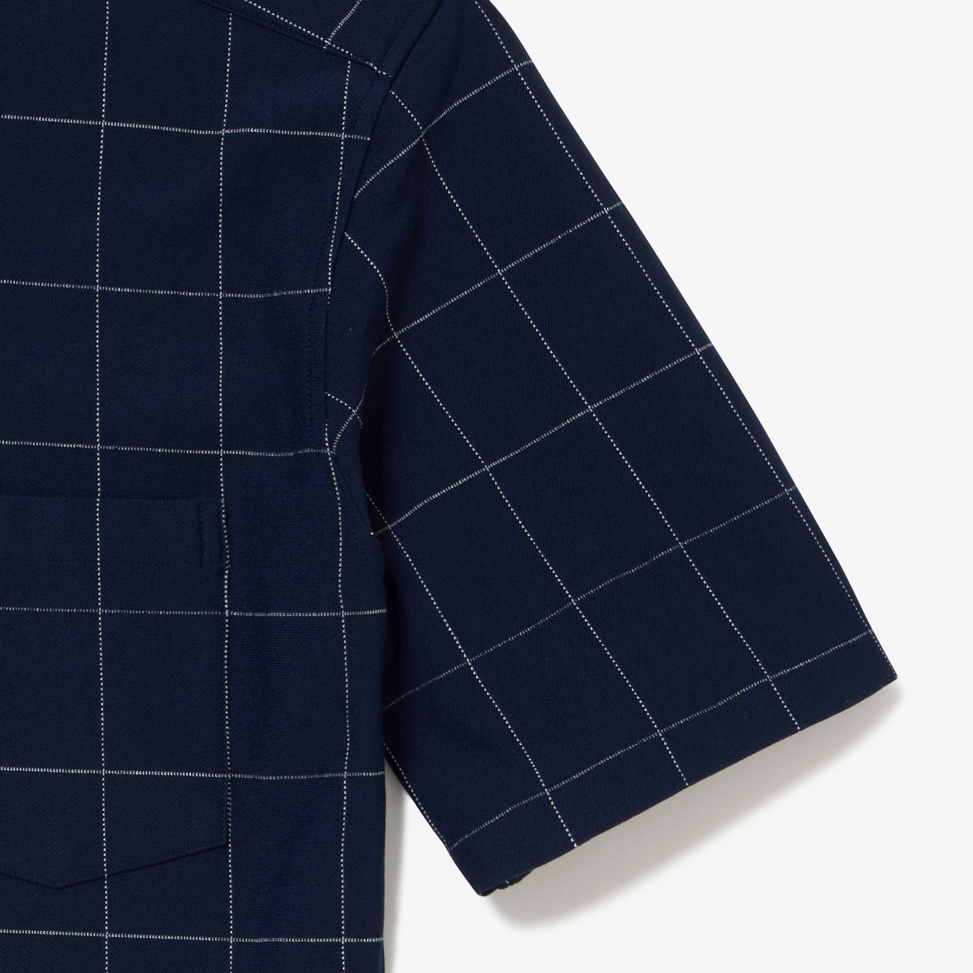 ウィンドウペーンチェックジャージシャツ