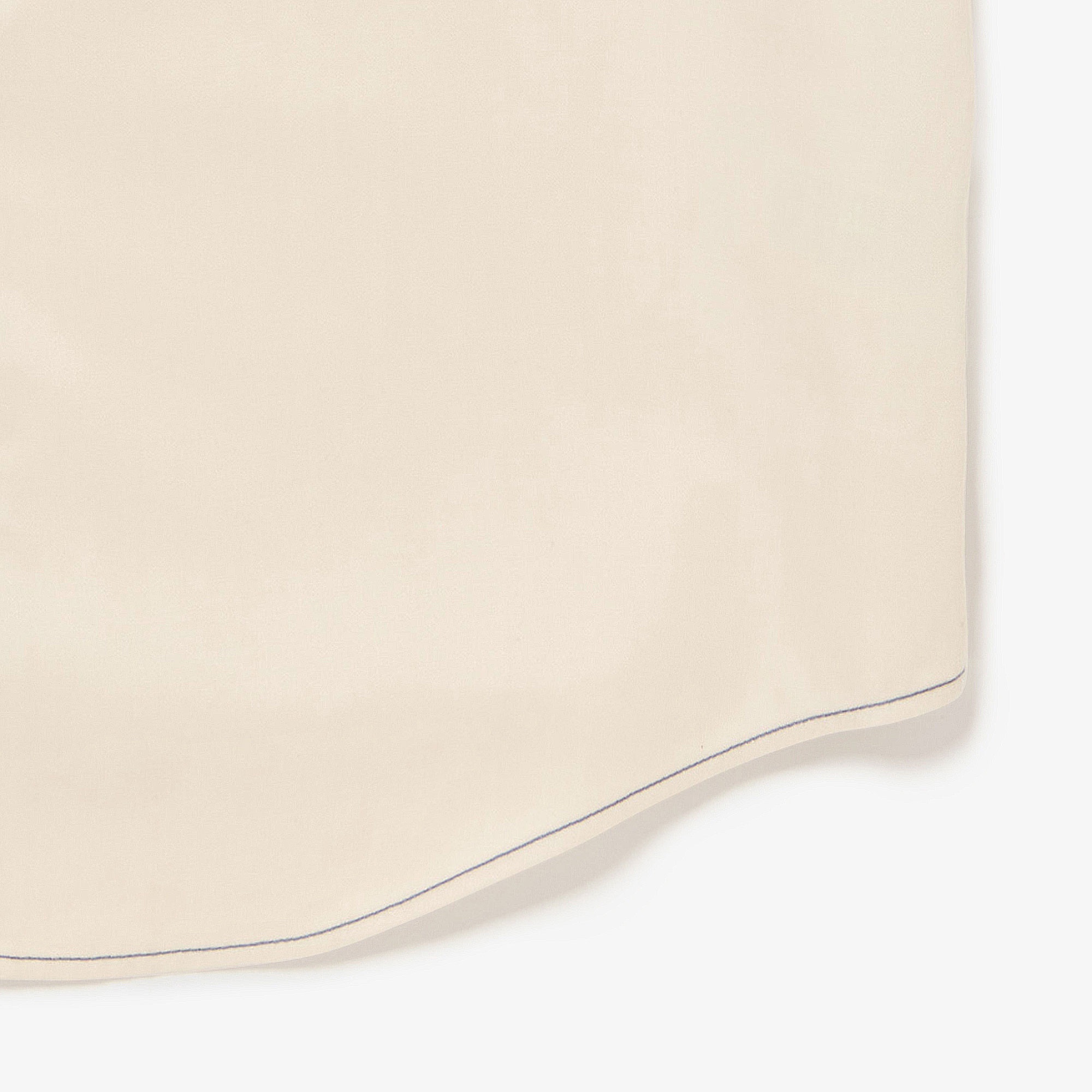 シルクブレンドネームパッチボタンダウンシャツ