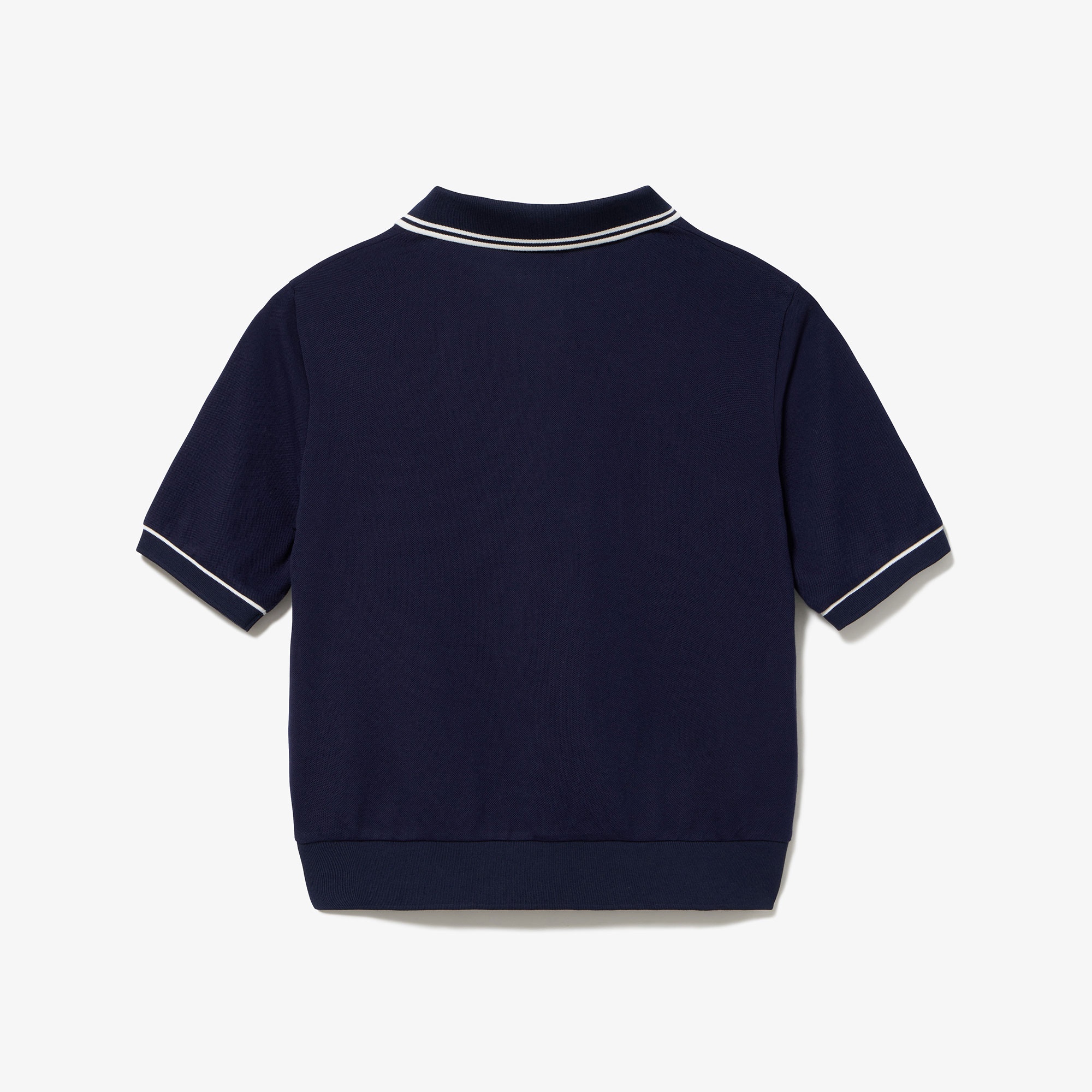 スキッパーネックポロシャツ