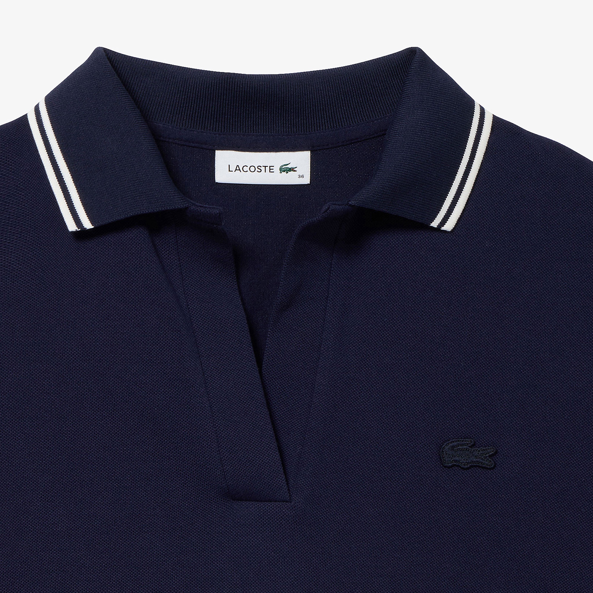 スキッパーネックポロシャツ