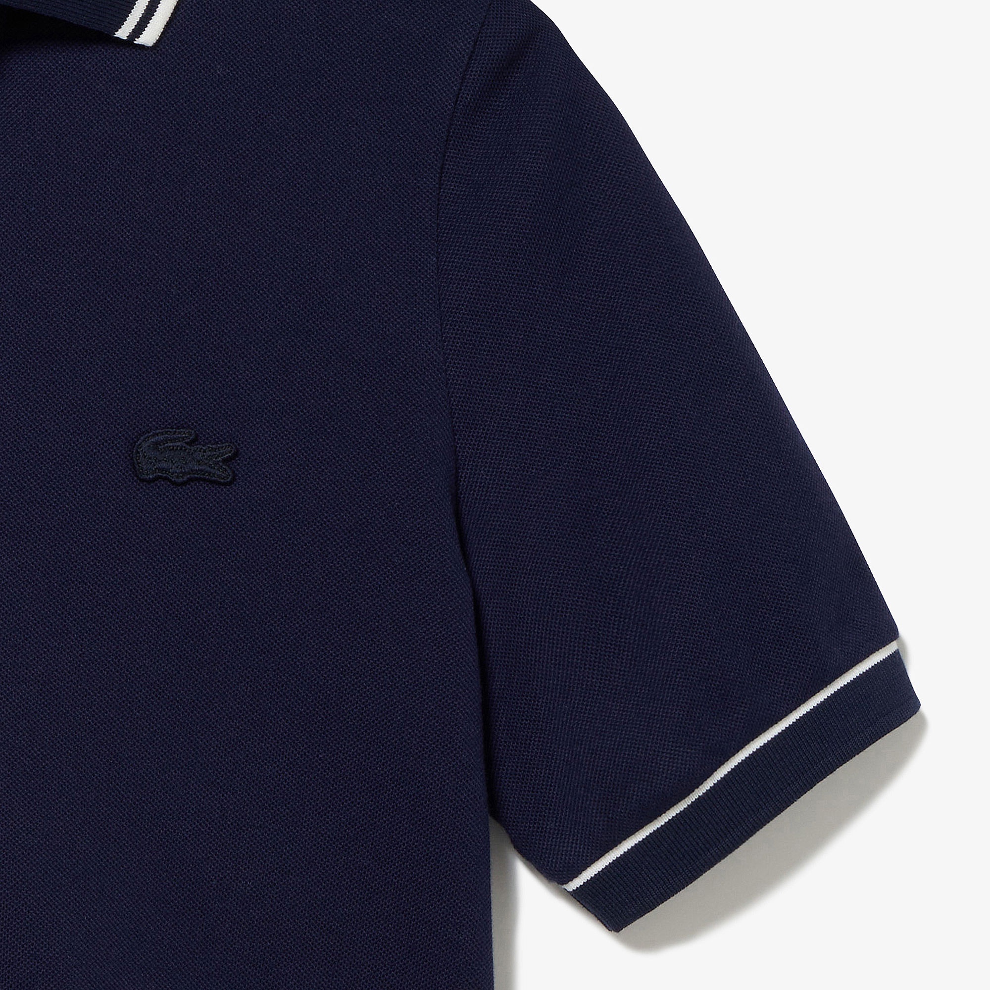 スキッパーネックポロシャツ