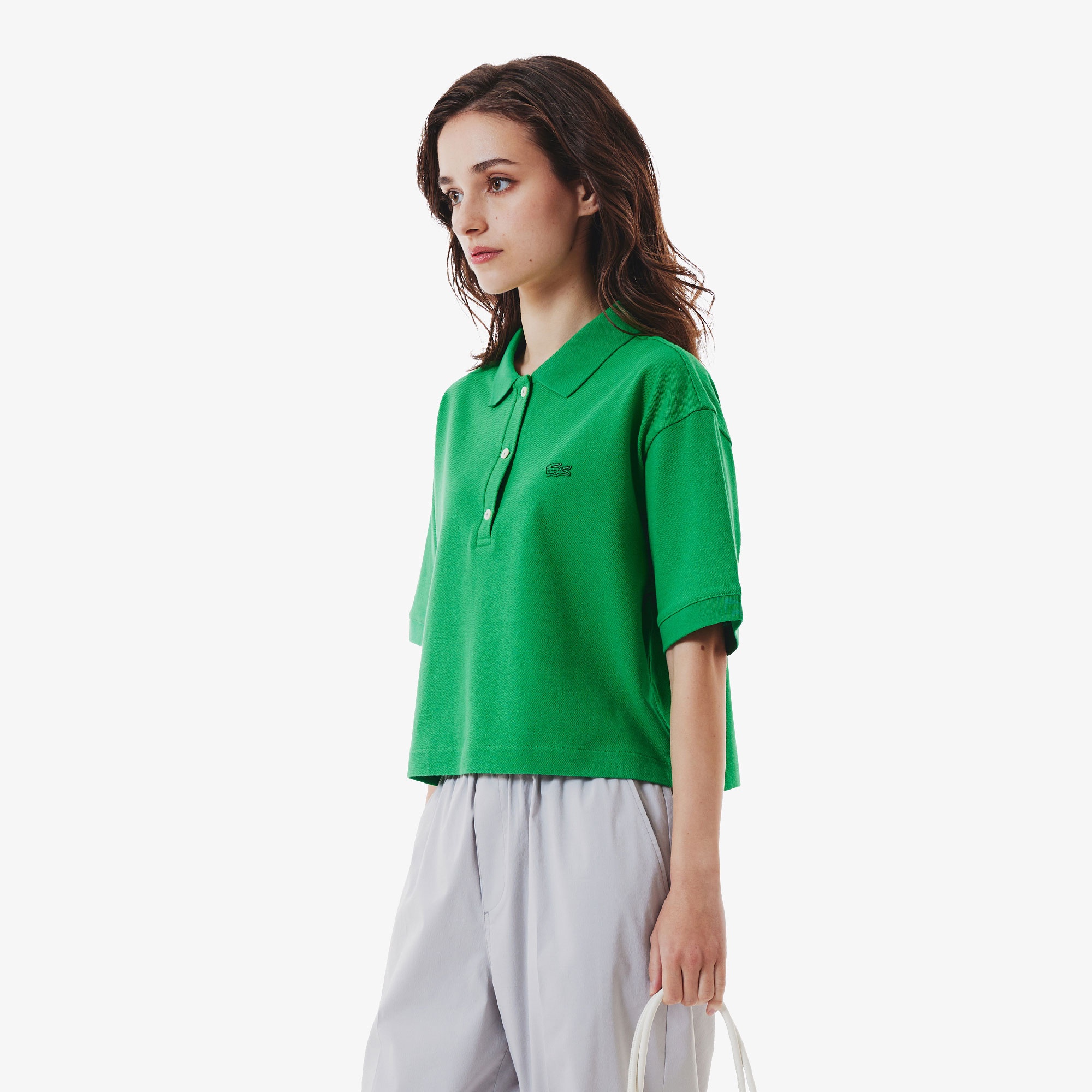 クロップドポロシャツ