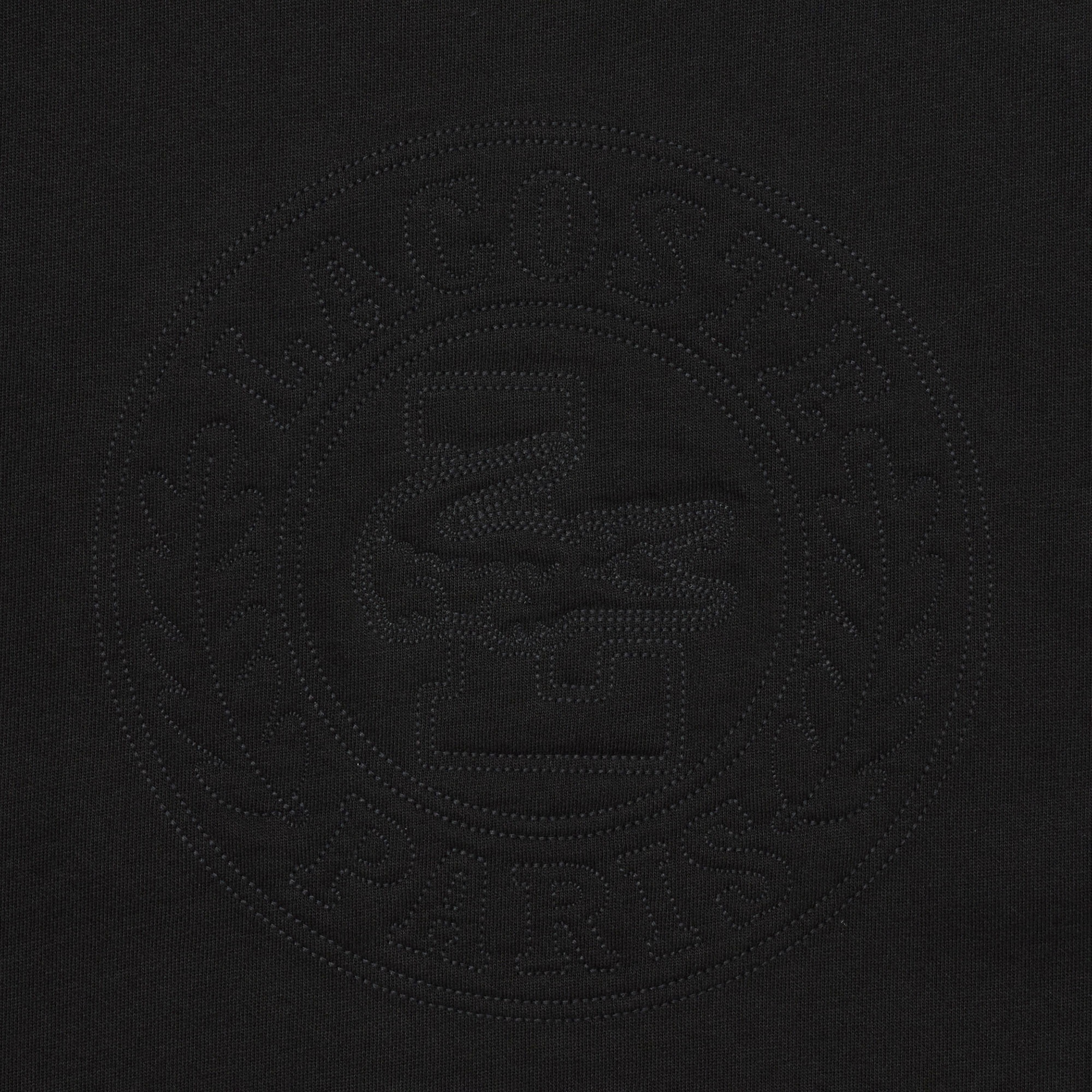 トーン・オン・トーンステッチ半袖スウェット