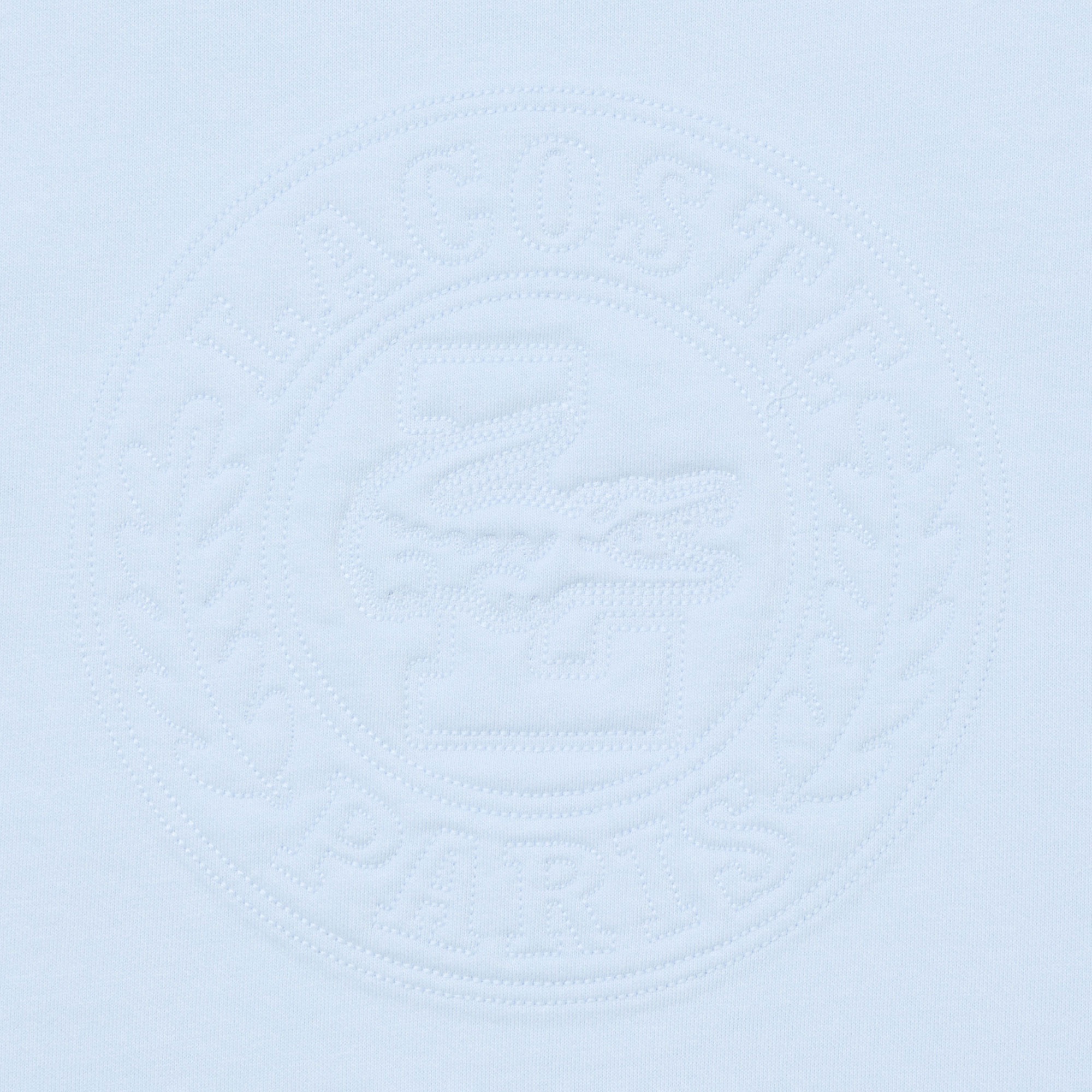 トーン・オン・トーンステッチ半袖スウェット