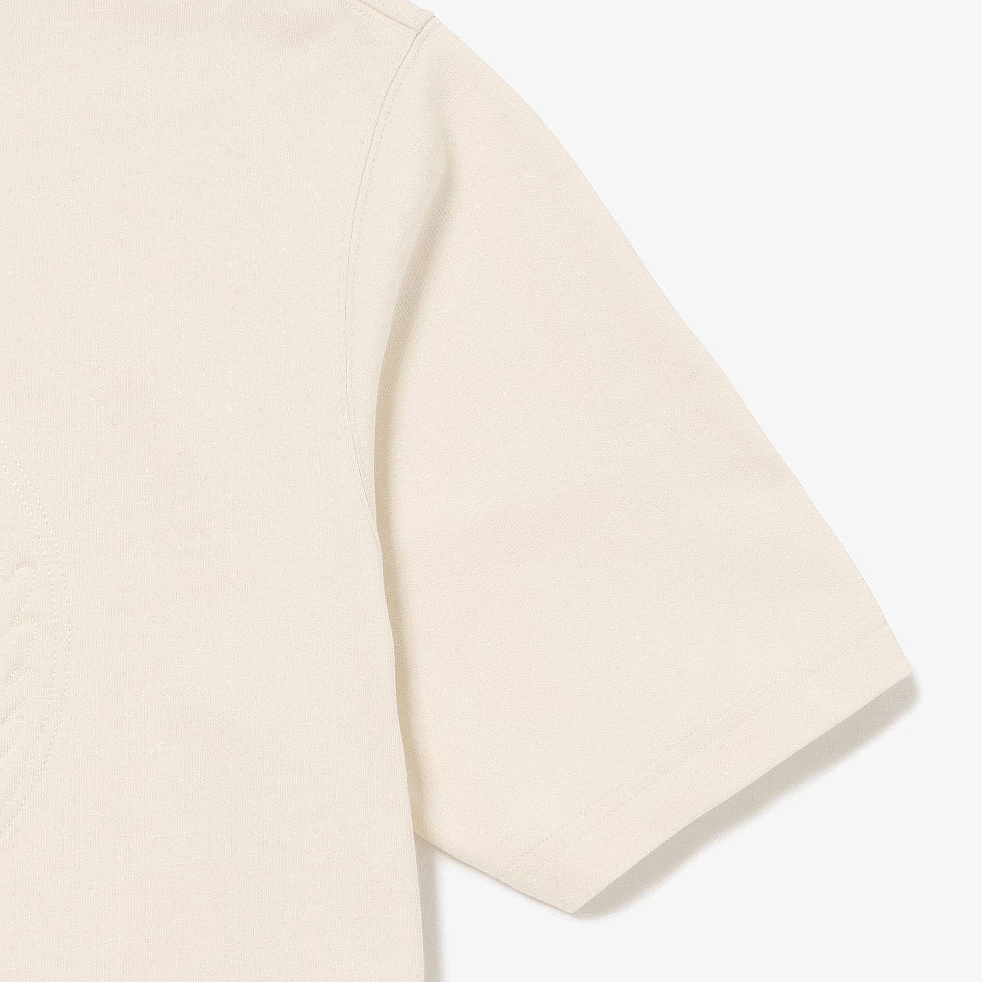 トーン・オン・トーンステッチ半袖スウェット