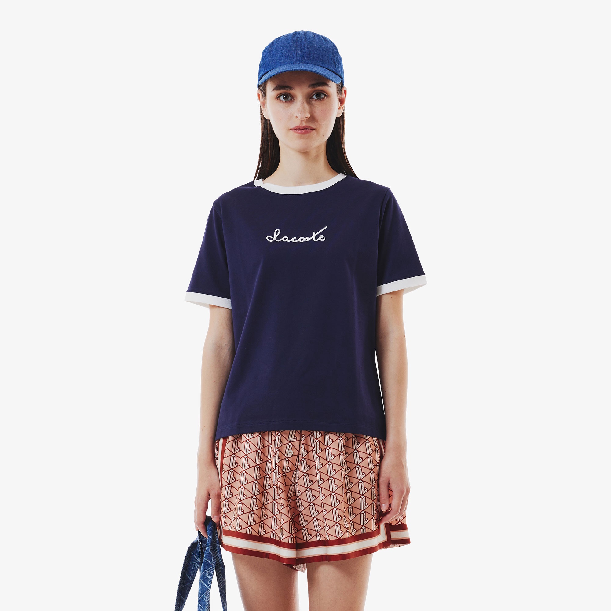 ステッチネーミングリンガーTシャツ TF014J - ラコステ（LACOSTE