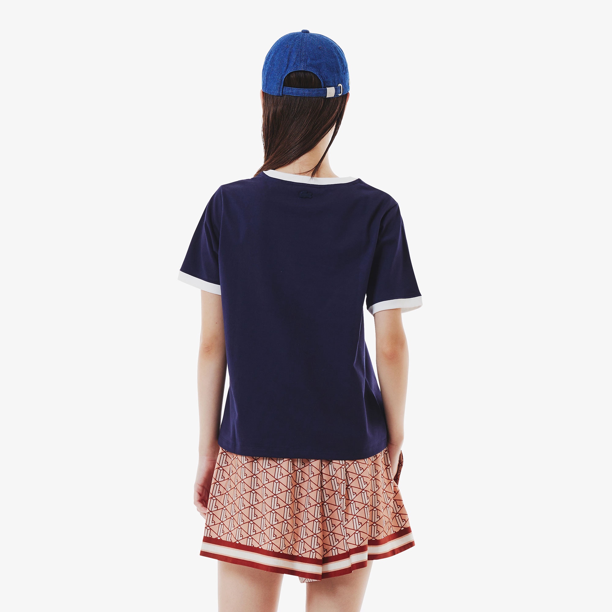 ステッチネーミングリンガーTシャツ