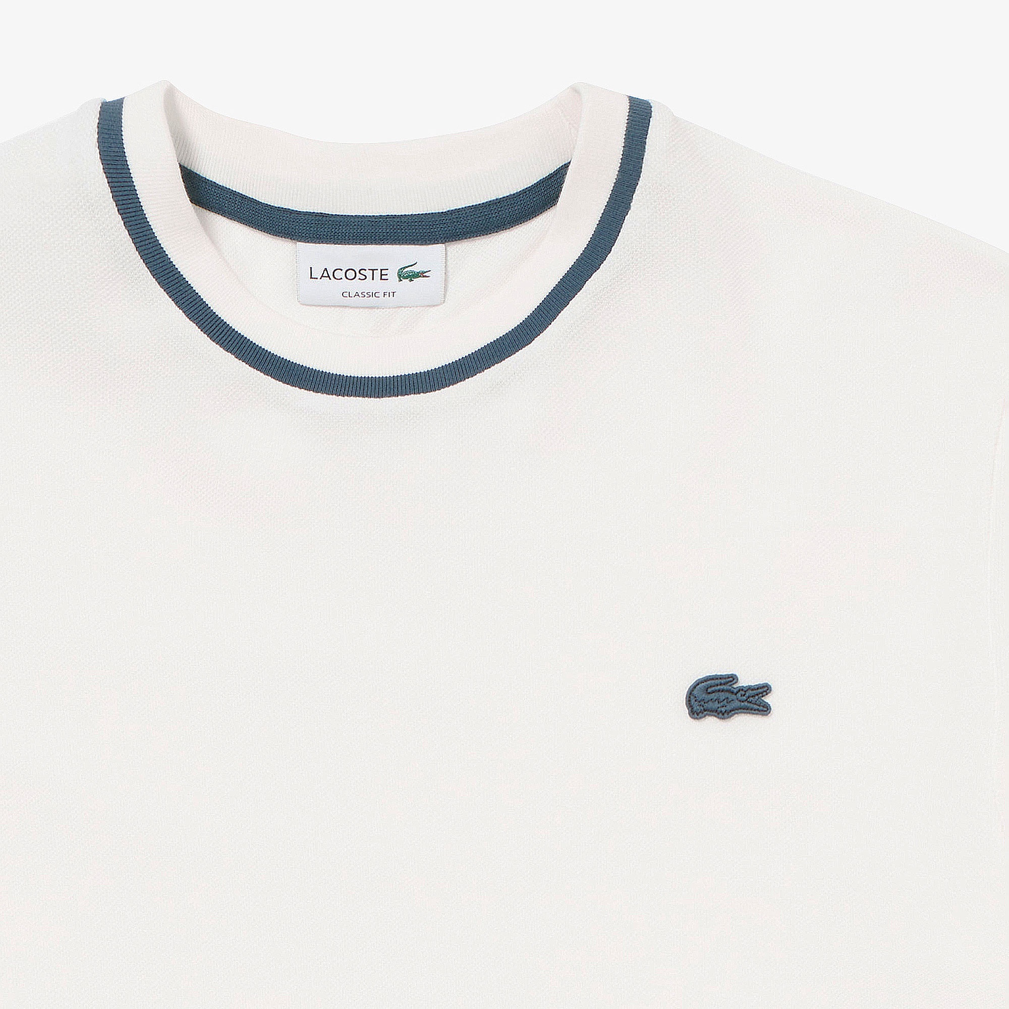 スリーブネームパッチ鹿の子地Tシャツ