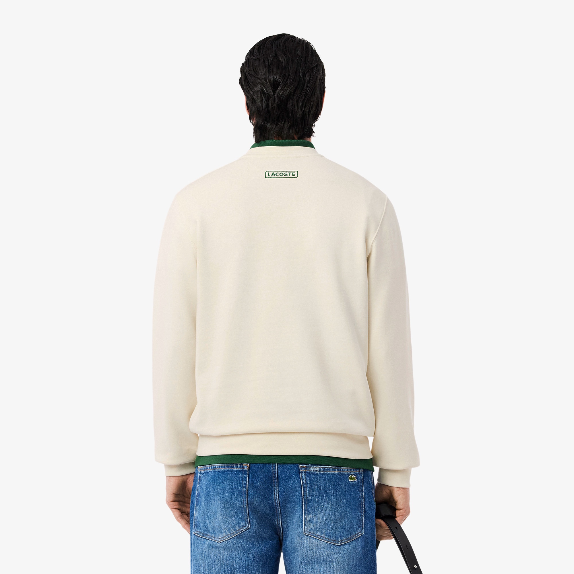 ヘリテージテニスデザインクルーネックスウェット