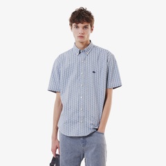 メンズ　LACOSTE スリムフィット チェックシャツ US Sサイズ ラコステ（LACOSTE）公式オンラインストア