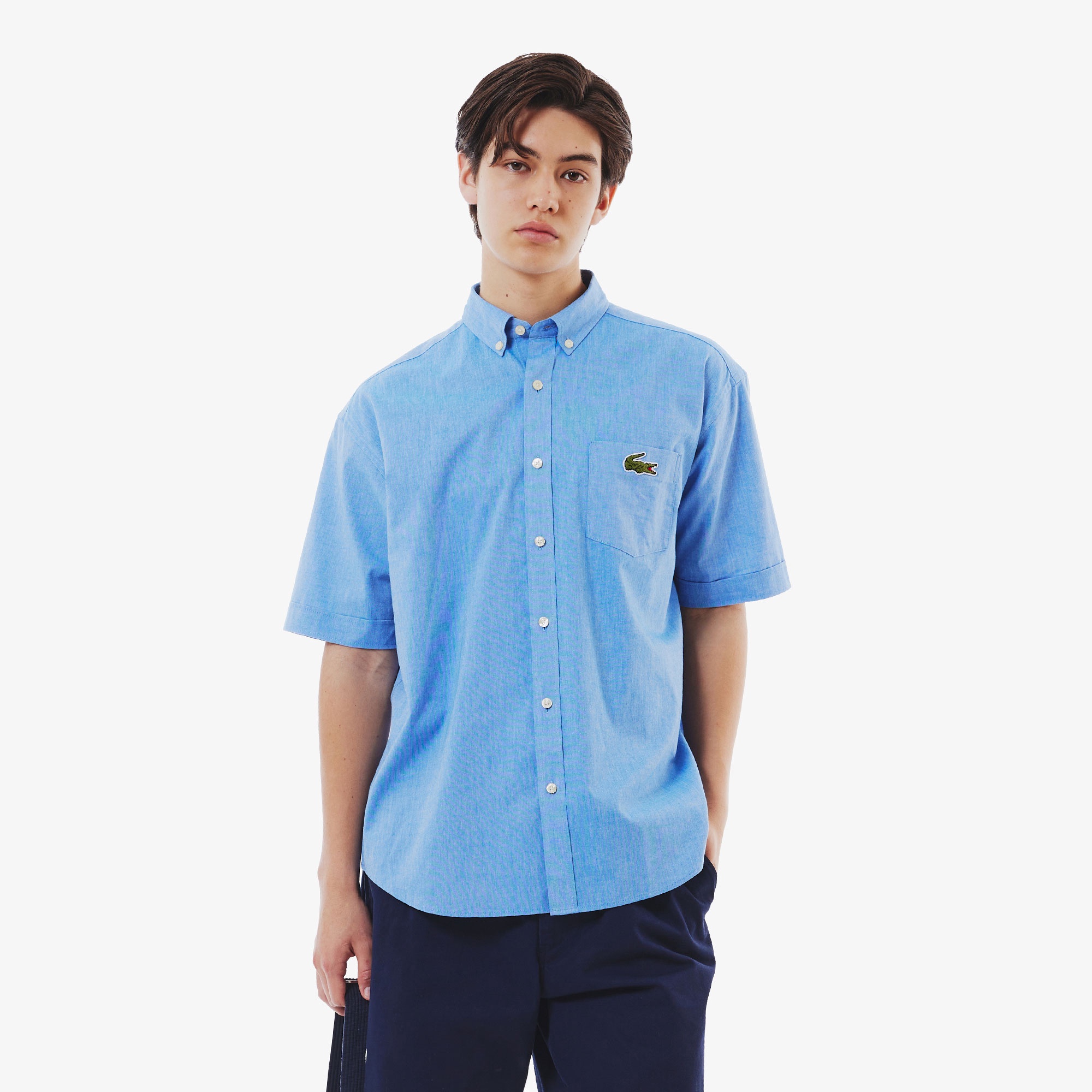 LACOSTE 半袖シャツ 薄紫 サイズ34 LACOSTE ラコステ レディース 半袖ポロシャツ 42 パープル系