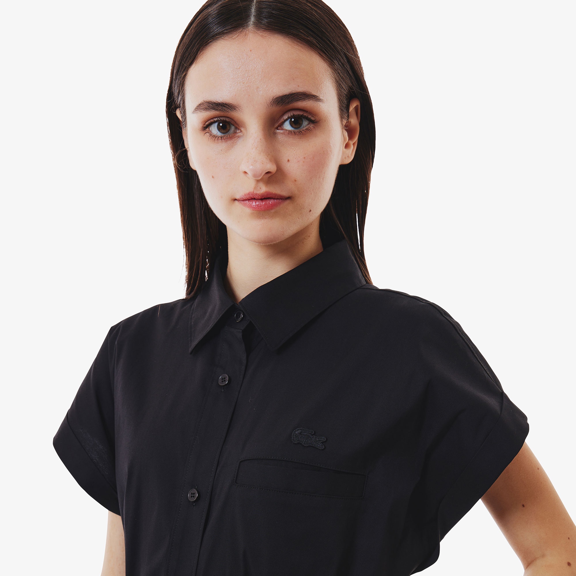 キモノスリーブシャツドレス