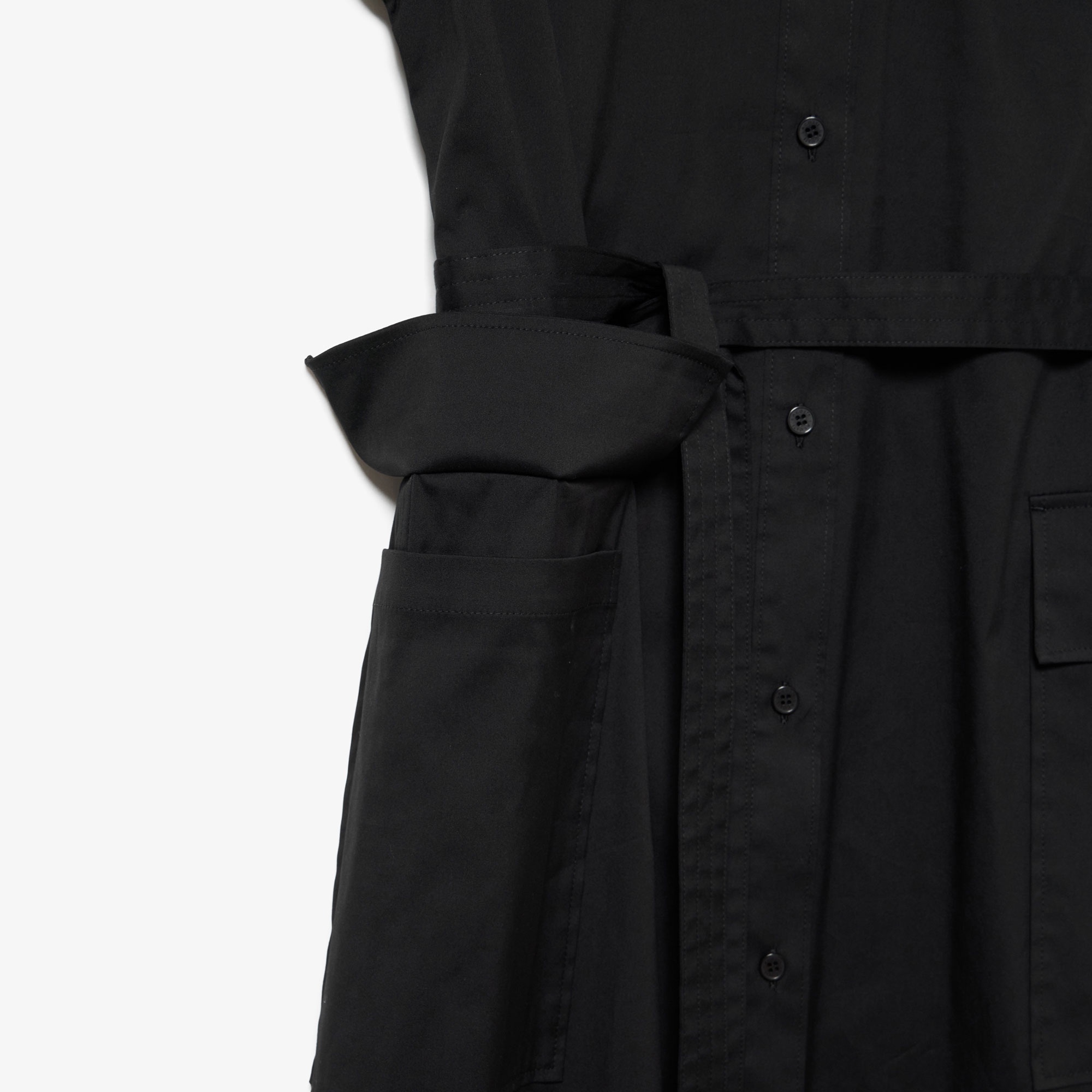 キモノスリーブシャツドレス