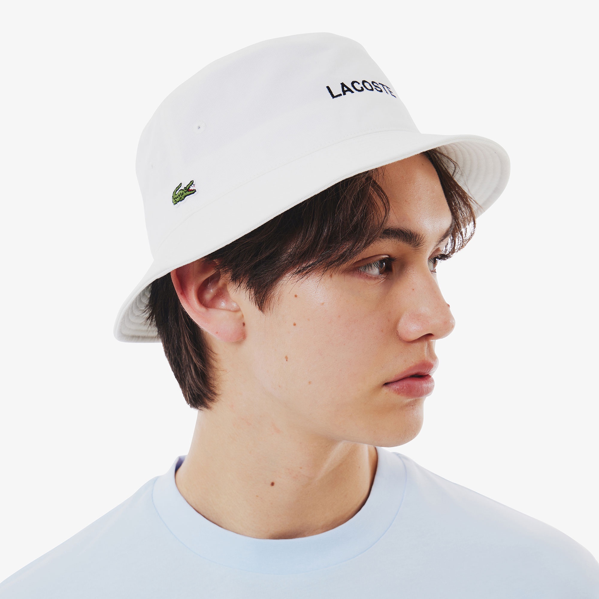 ブランドロゴステッチバケットハット