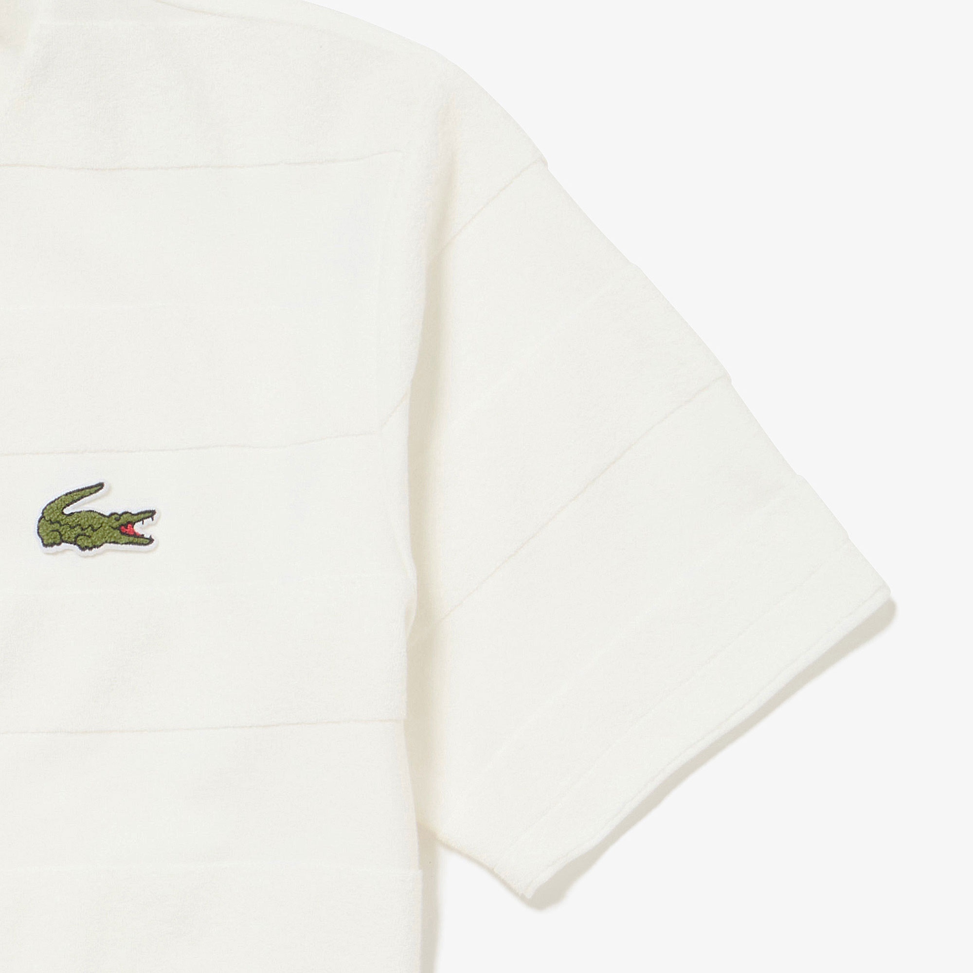 パイル地切り替え同色ボーダーTシャツ