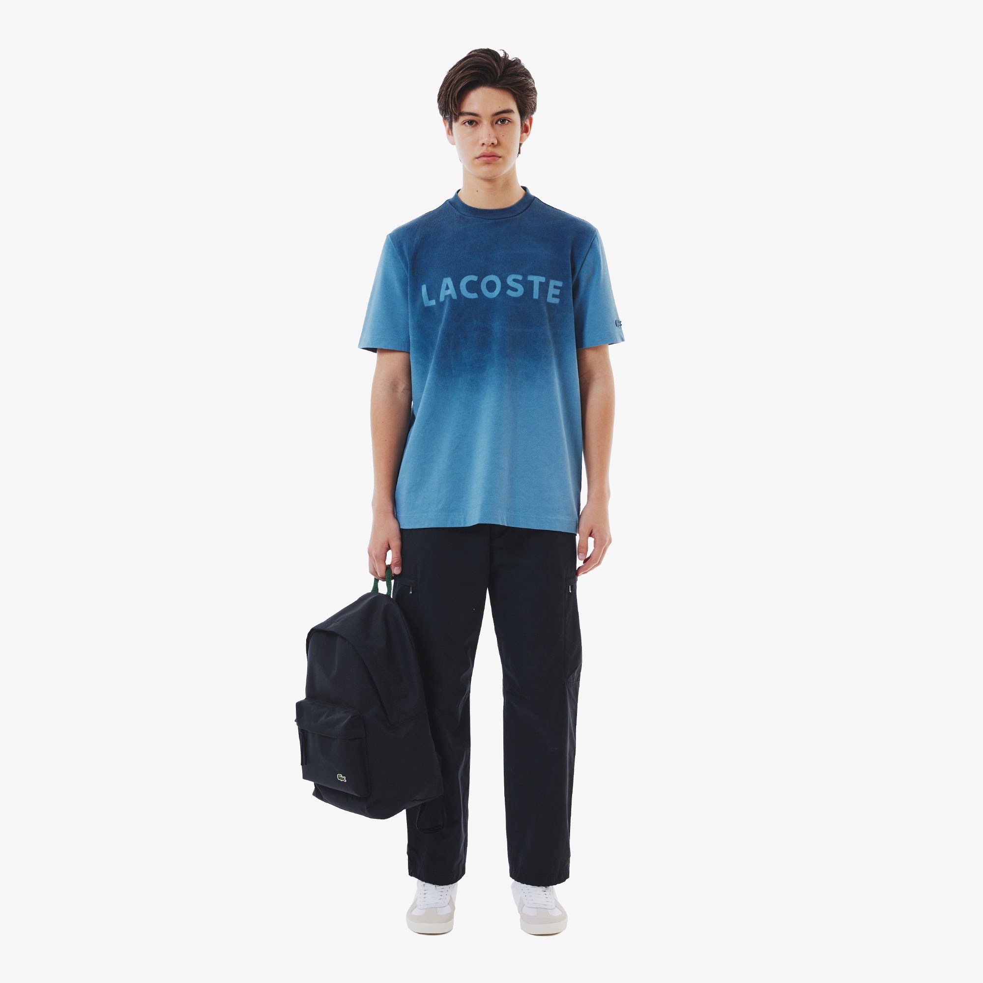 ステンシルブランドネームロゴTシャツ