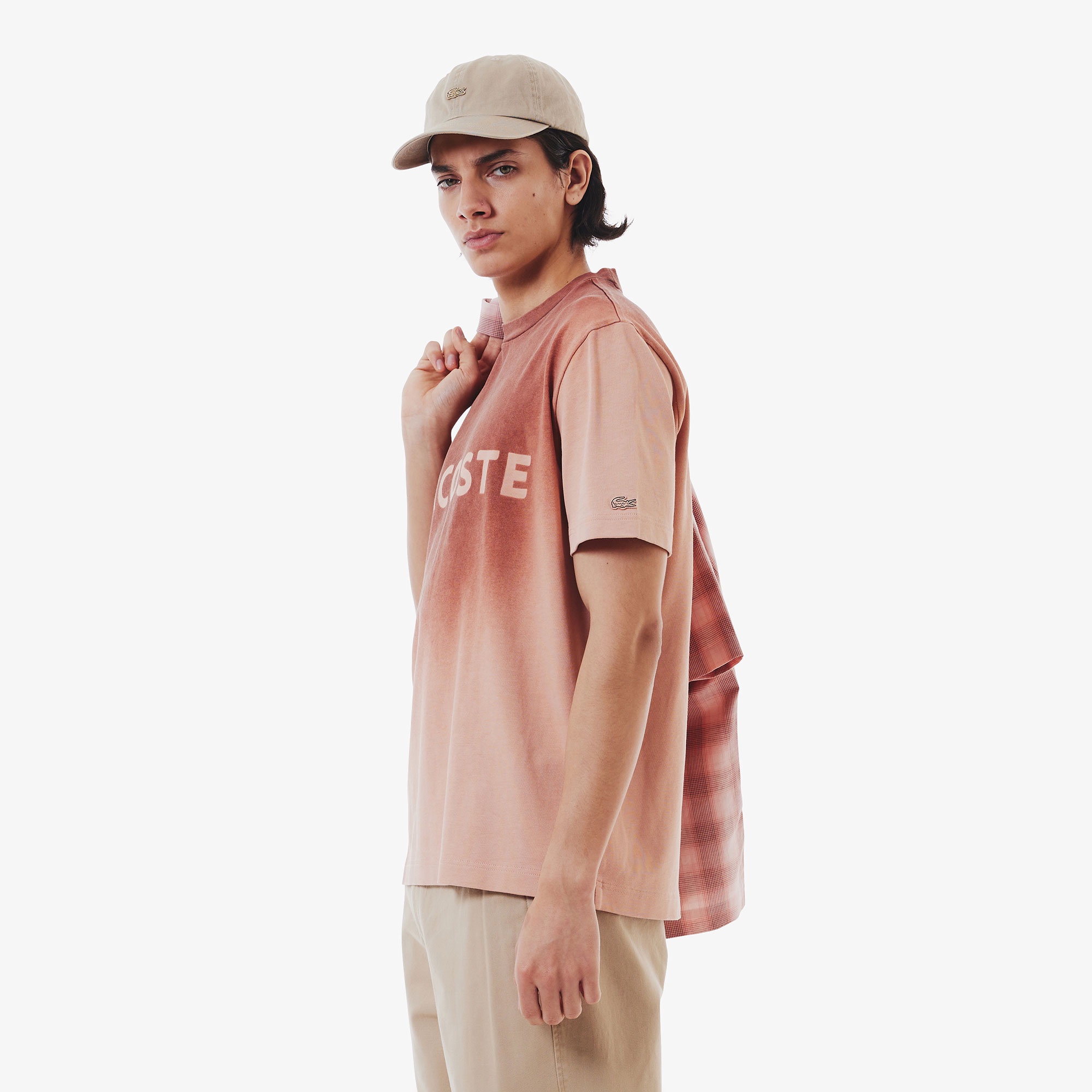 ステンシルブランドネームロゴTシャツ