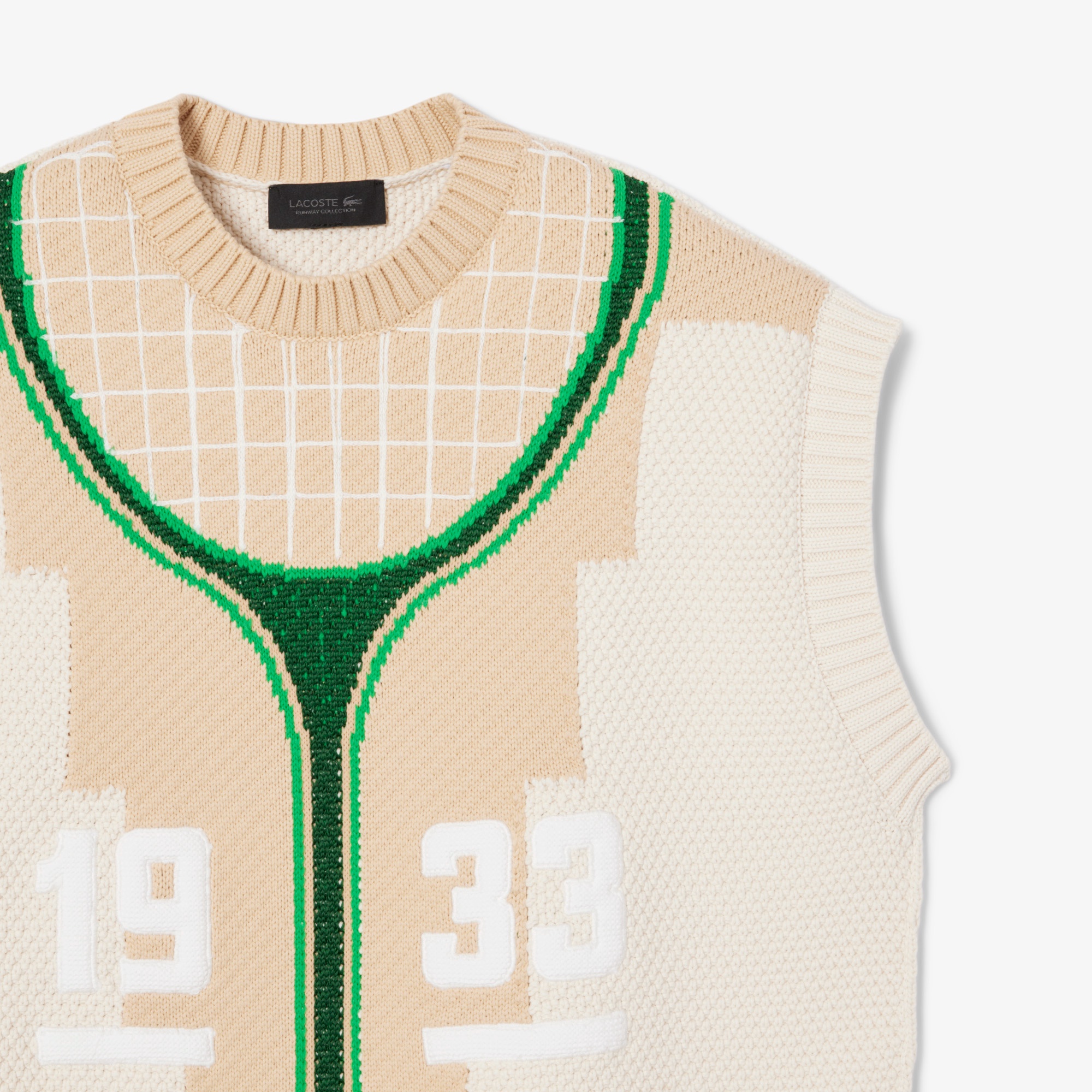 『25SS Fashion Show』 ラケットグラフィックジャカードベスト