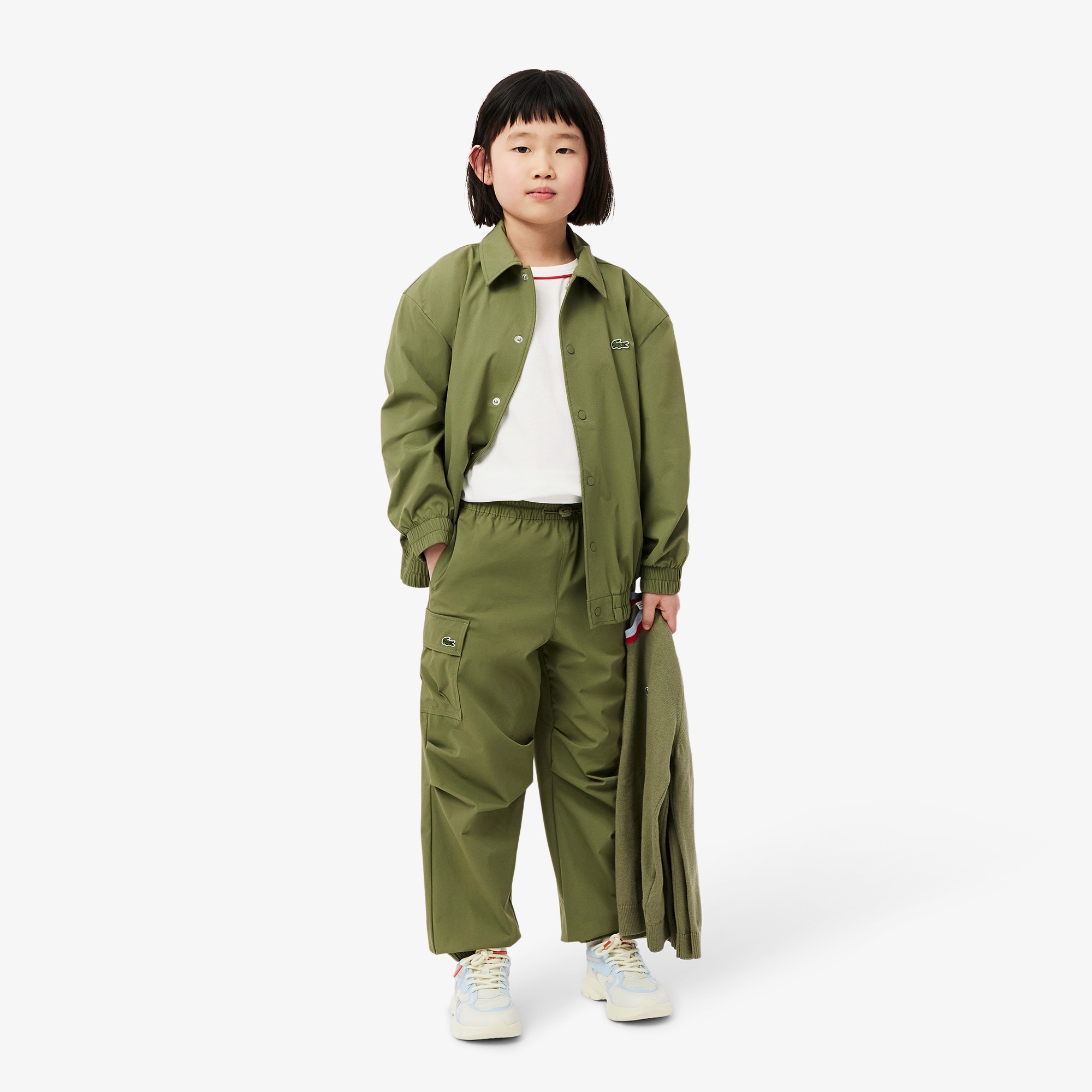 クレイジーカラーパイピングキッズTシャツ