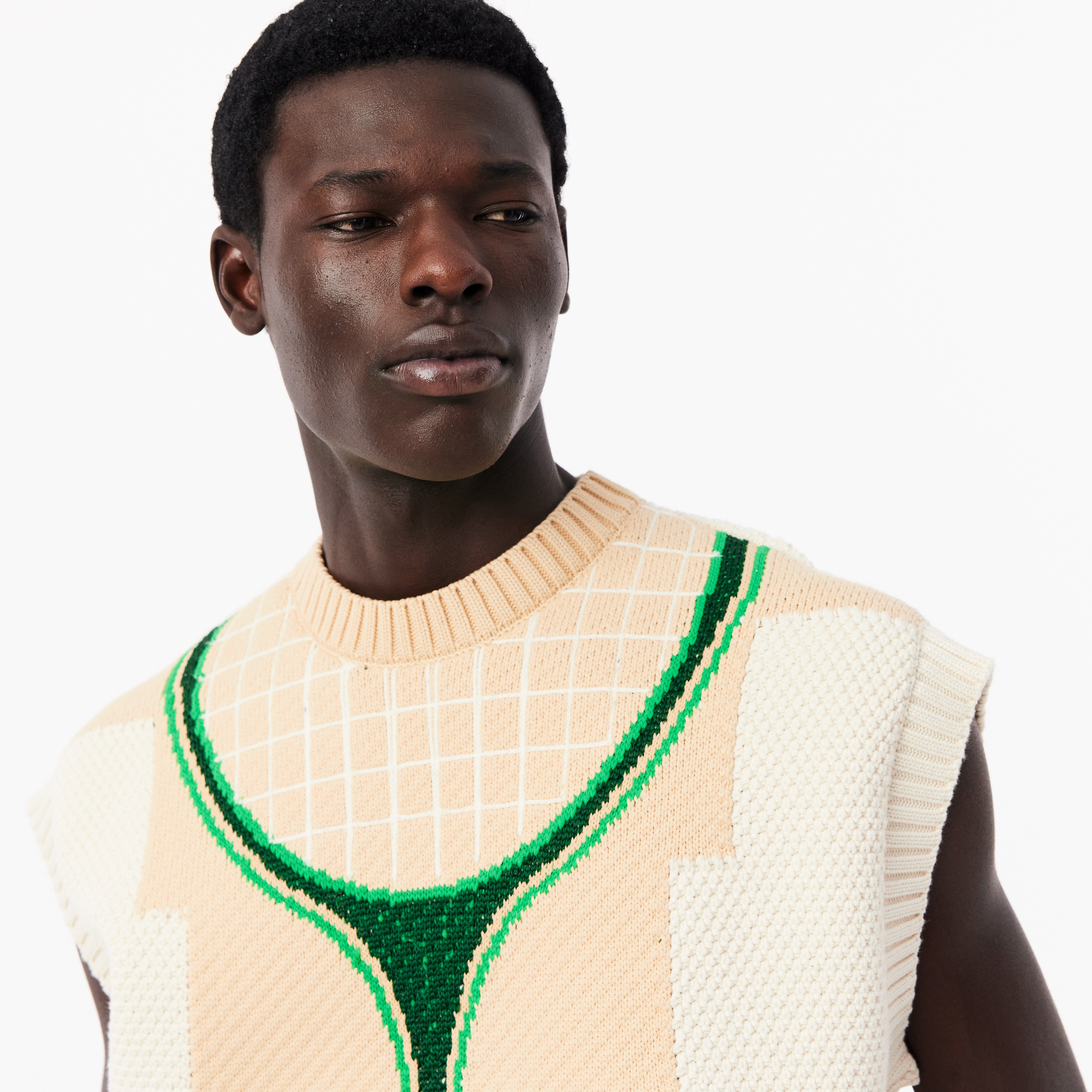 『25SS Fashion Show』 ラケットグラフィックジャカードベスト