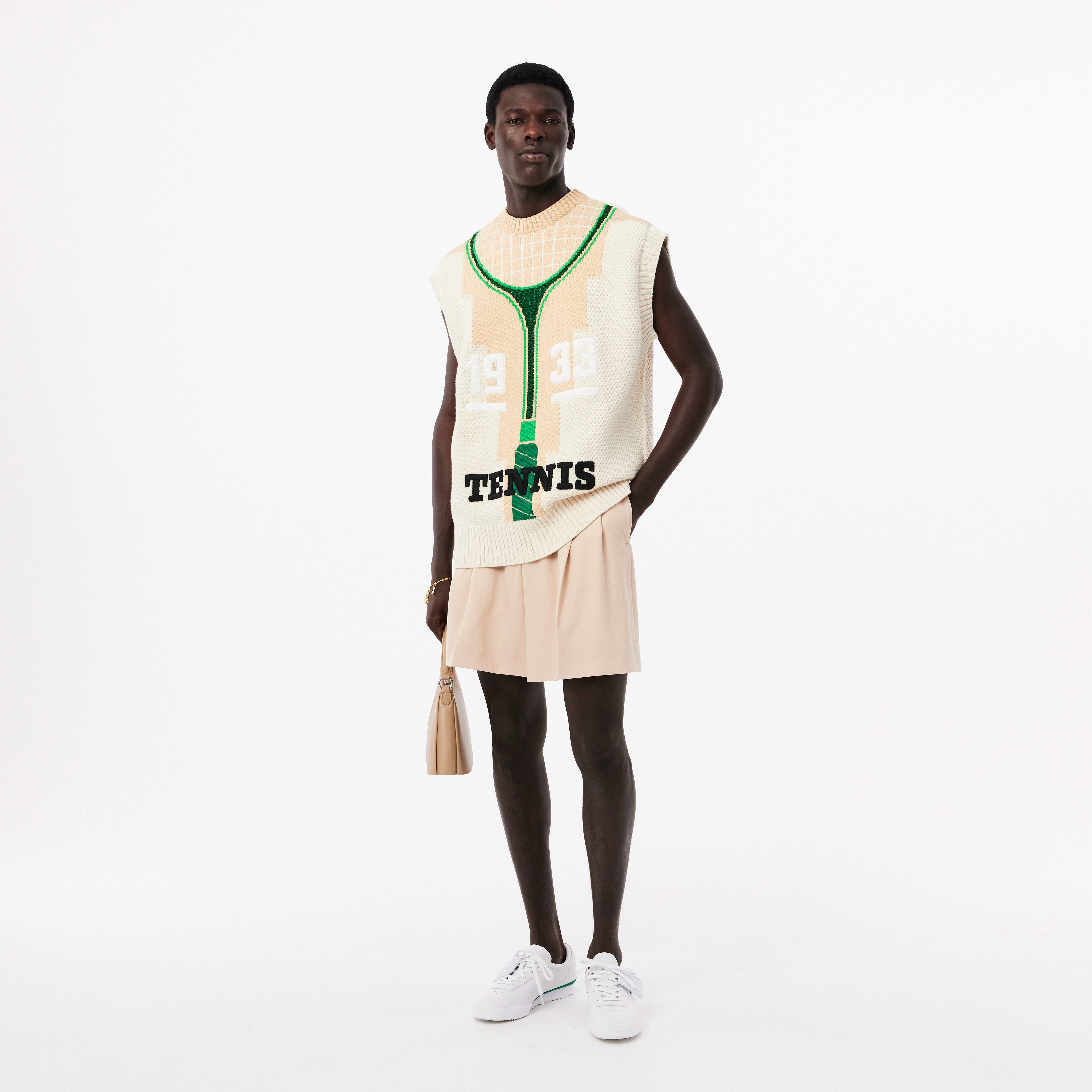 『25SS Fashion Show』 ラケットグラフィックジャカードベスト