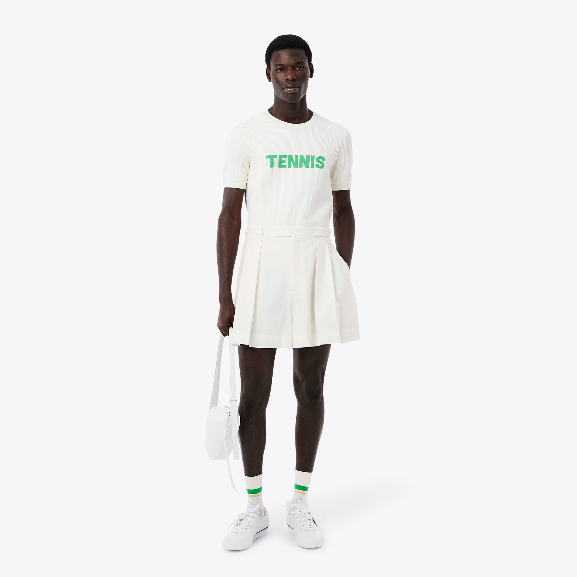 『25SS Fashion Show』 テニスジャカードニットTシャツ